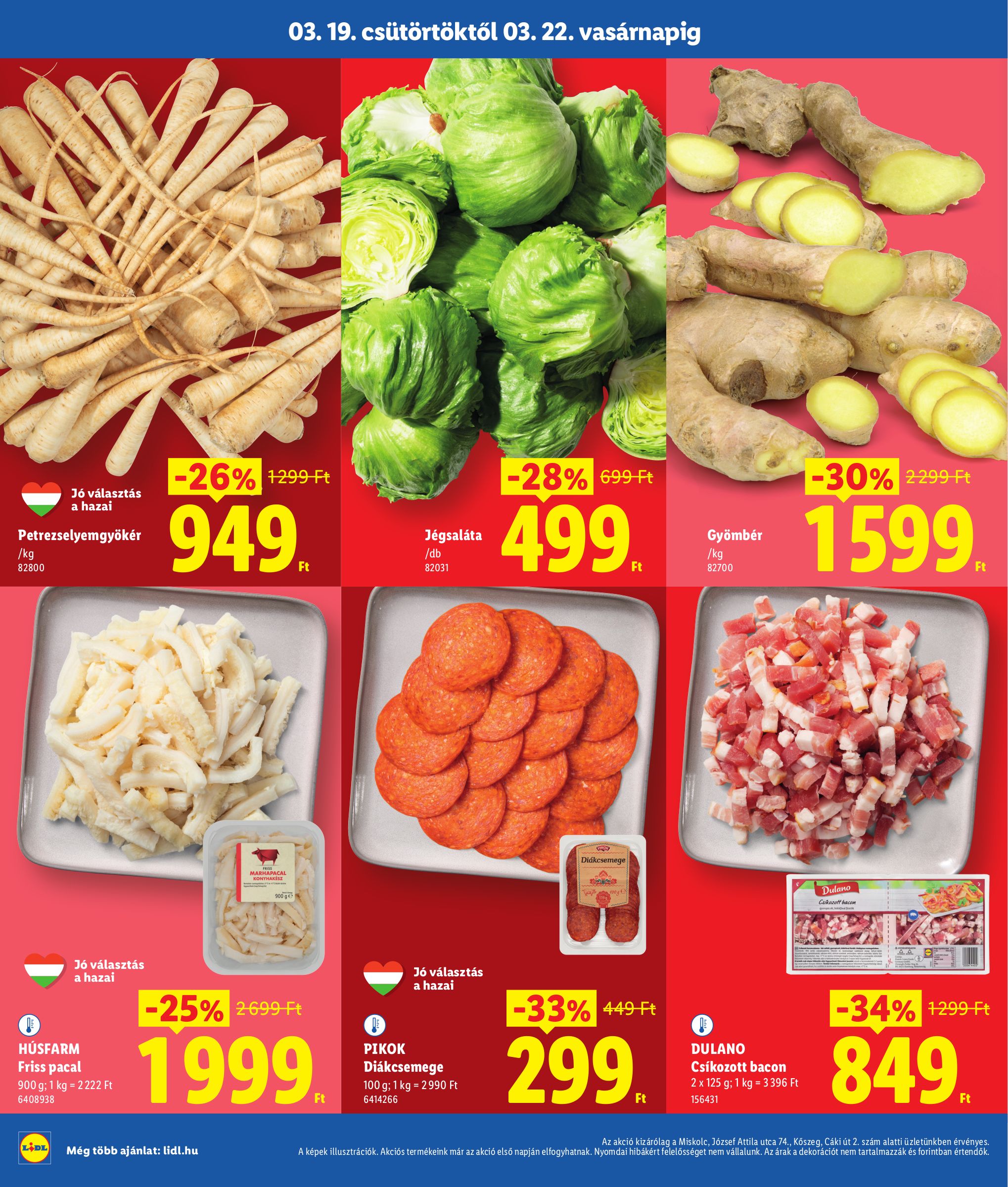lidl - Lidl - Miskolc, Köszeg akciós újság, érvényes 2026.03.19. - 2026.03.22. - page: 2