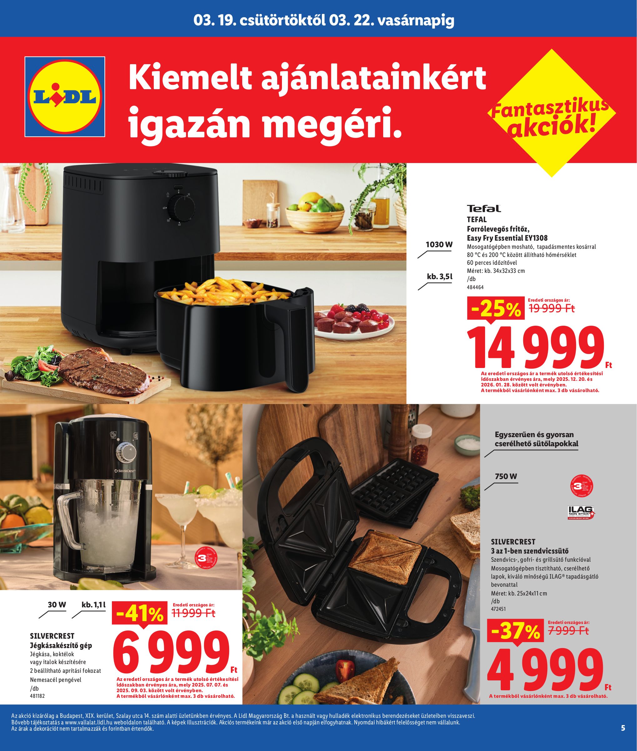 lidl - Lidl - Budapest akciós újság, érvényes 2026.03.19. - 2026.03.22. - page: 5