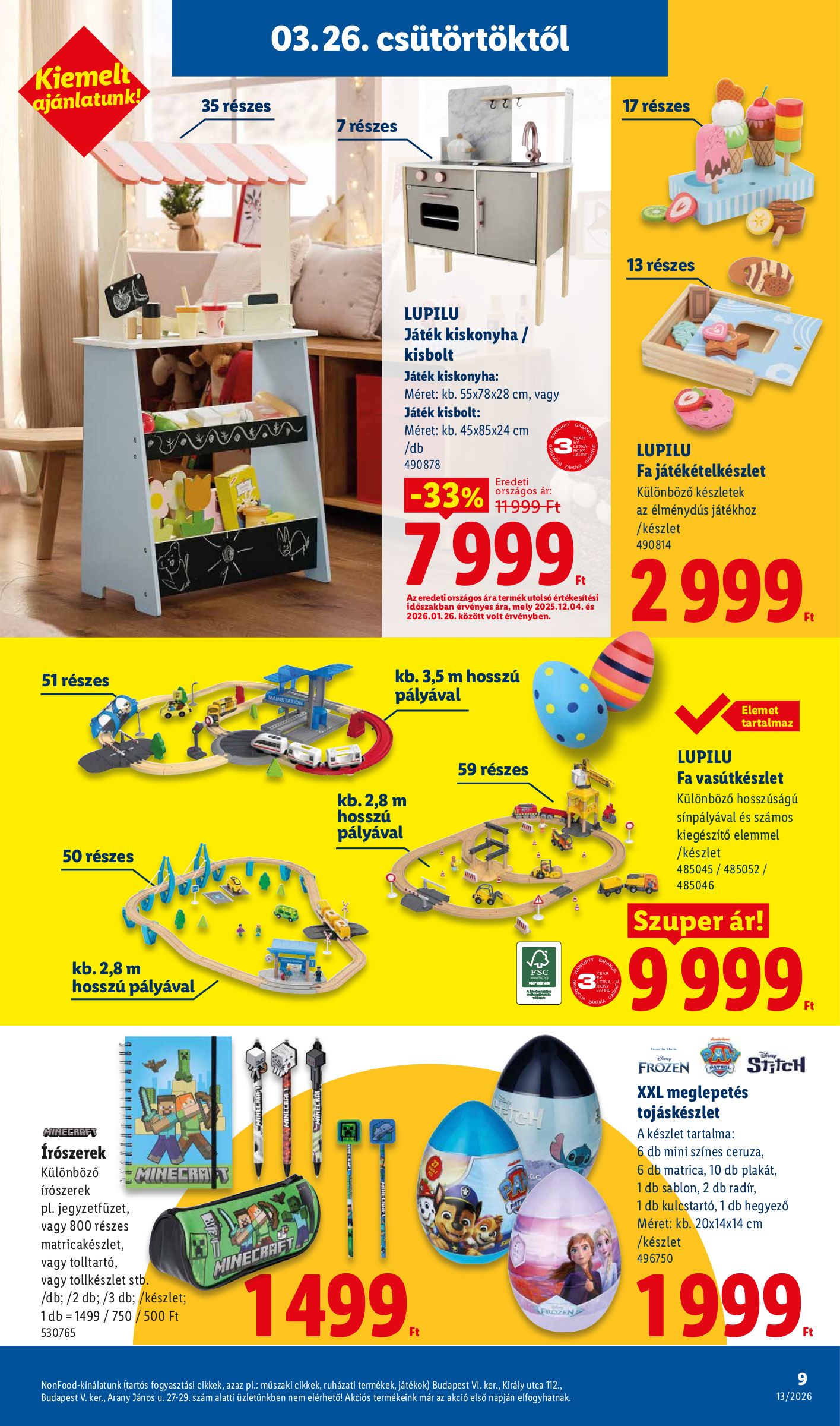 lidl - Lidl - Nonfood akciós újság, érvényes 2026.03.26. - 2026.04.01. - page: 9