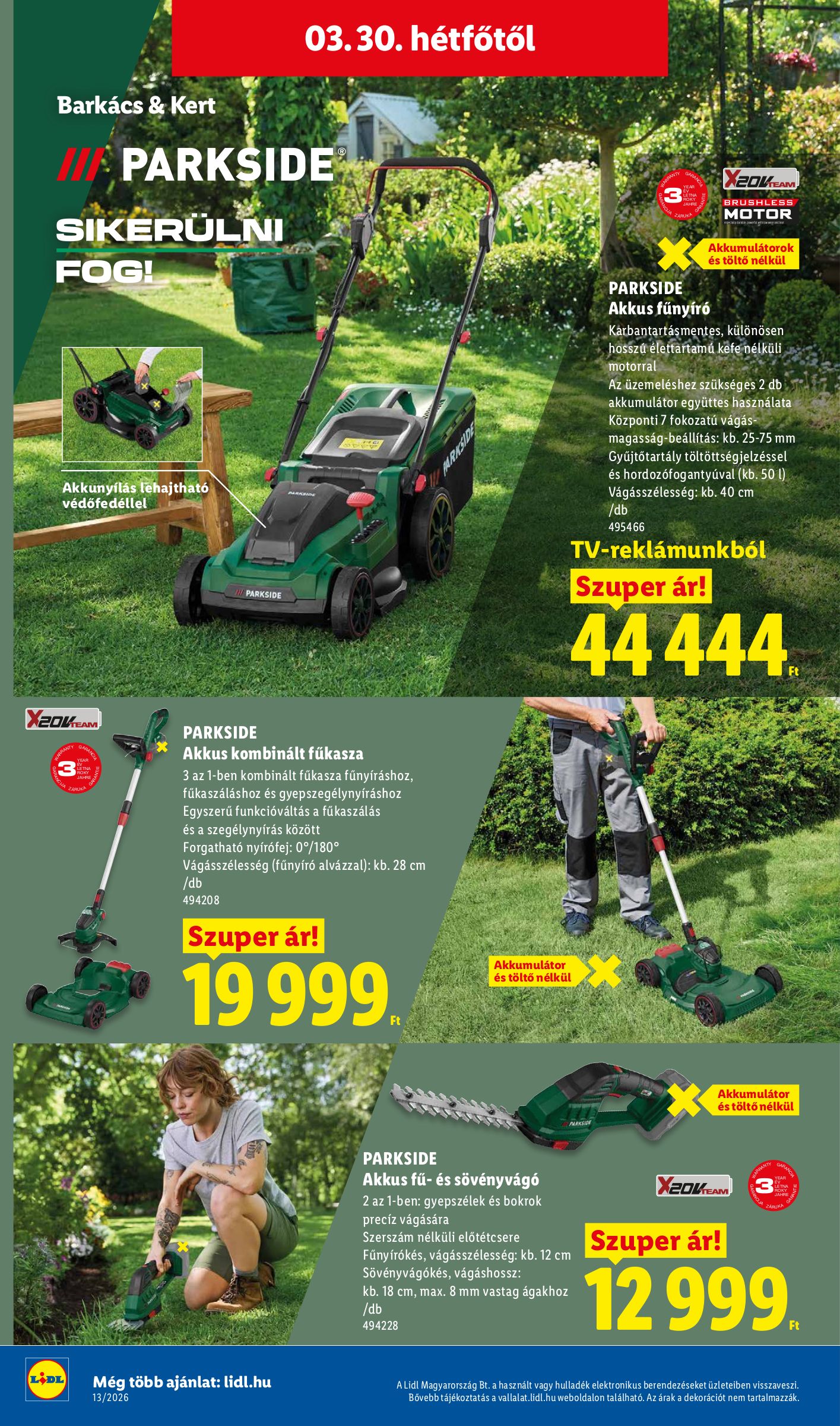 lidl - Lidl - Nonfood akciós újság, érvényes 2026.03.26. - 2026.04.01. - page: 14