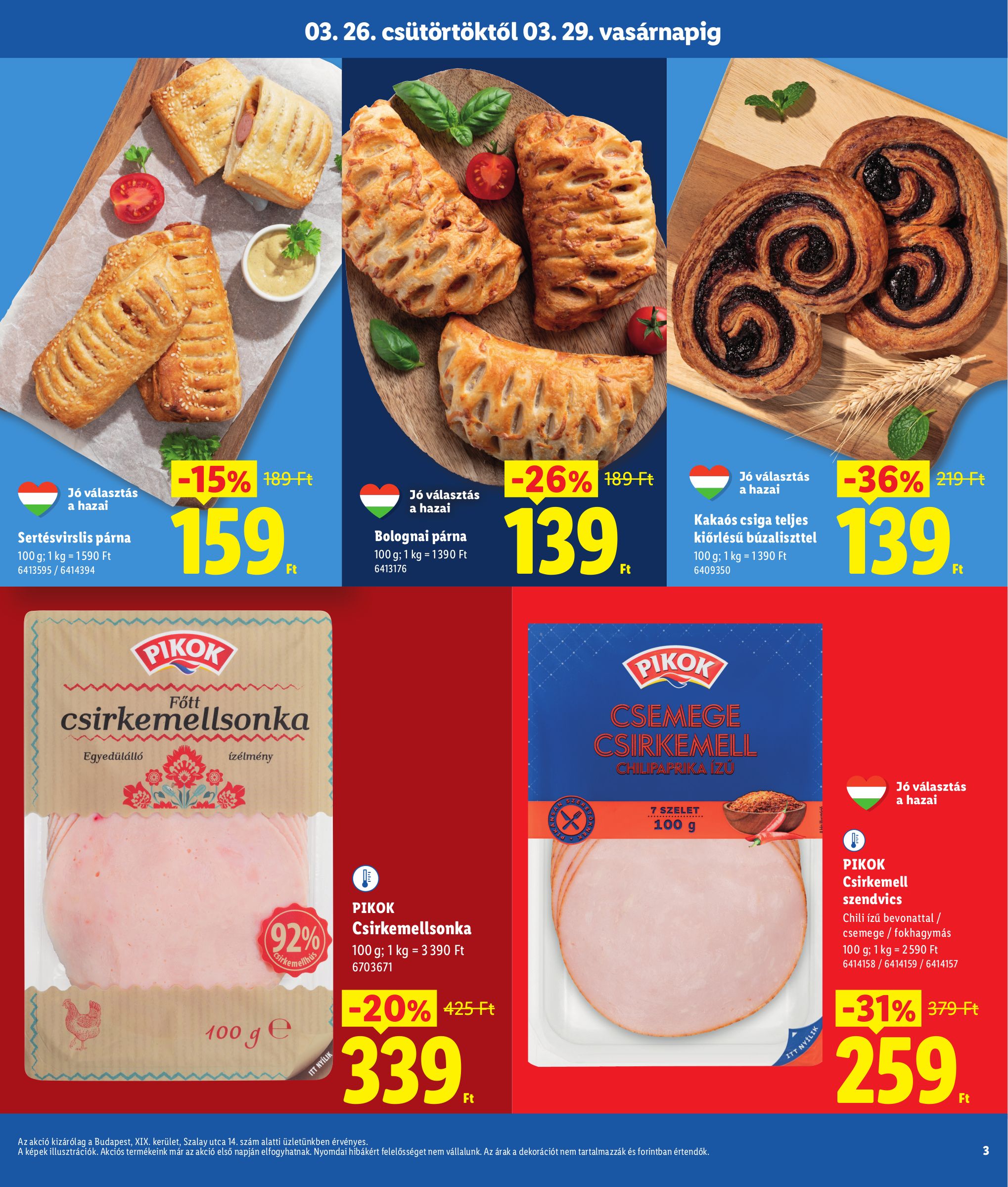 lidl - Lidl - Budapest akciós újság, érvényes 2026.03.26. - 2026.03.29. - page: 3