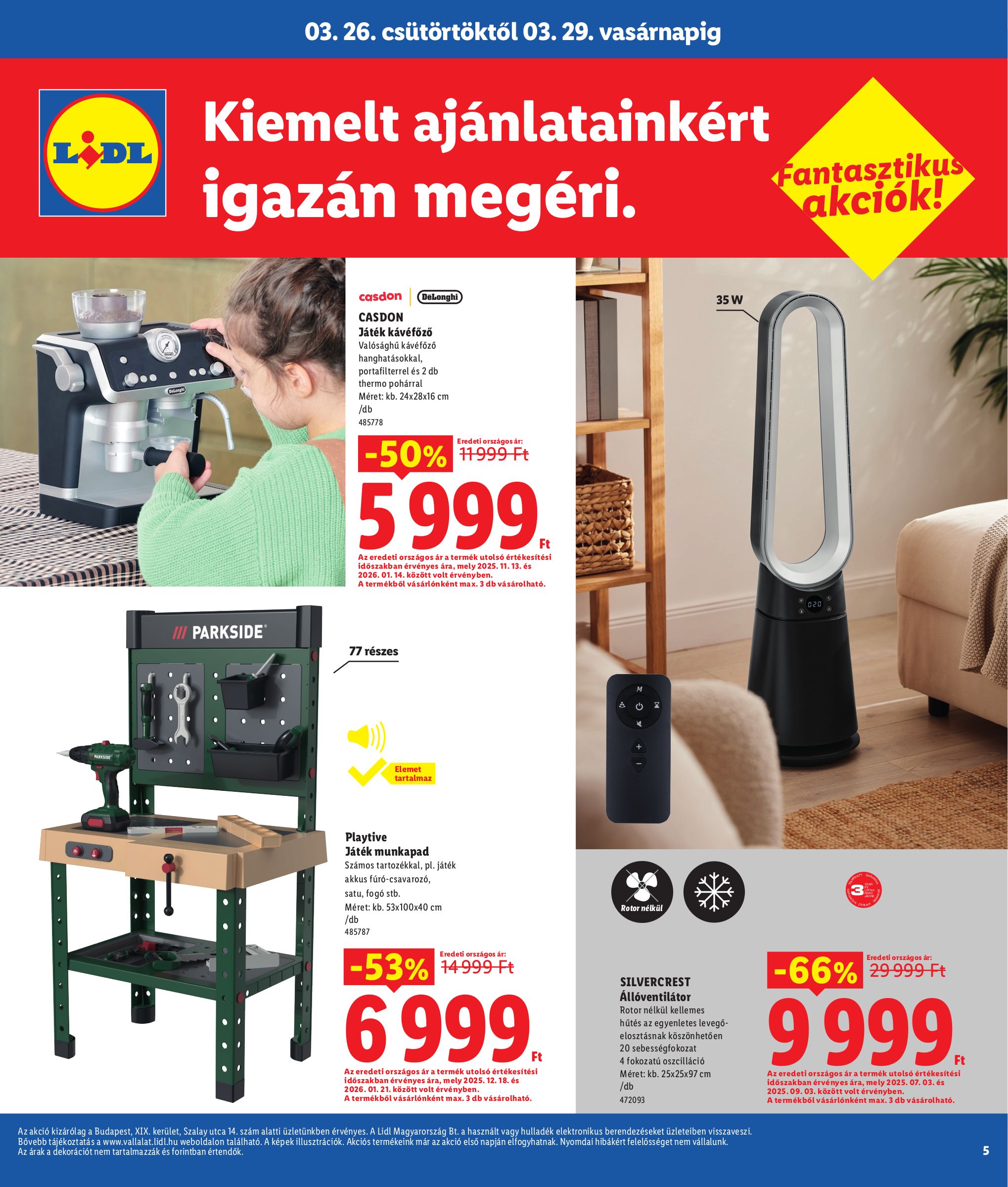 lidl - Lidl - Budapest akciós újság, érvényes 2026.03.26. - 2026.03.29. - page: 5