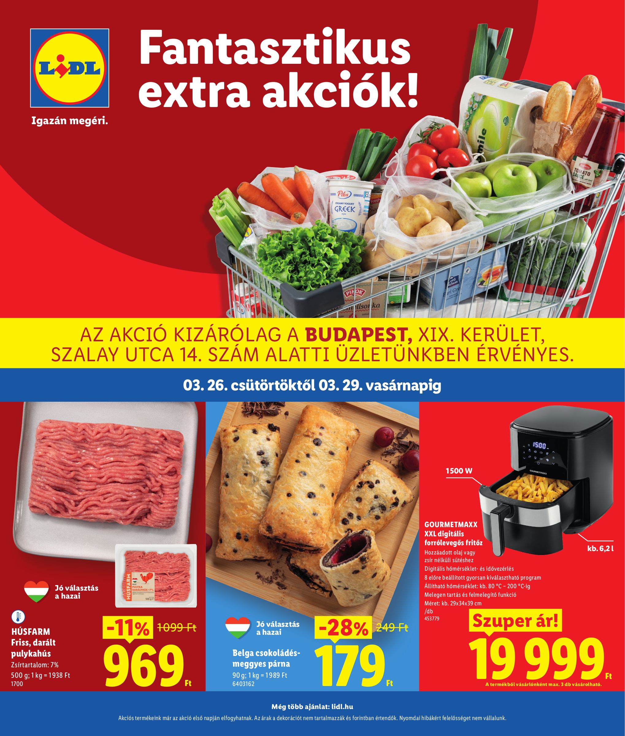 lidl - Lidl - Budapest akciós újság, érvényes 2026.03.26. - 2026.03.29.