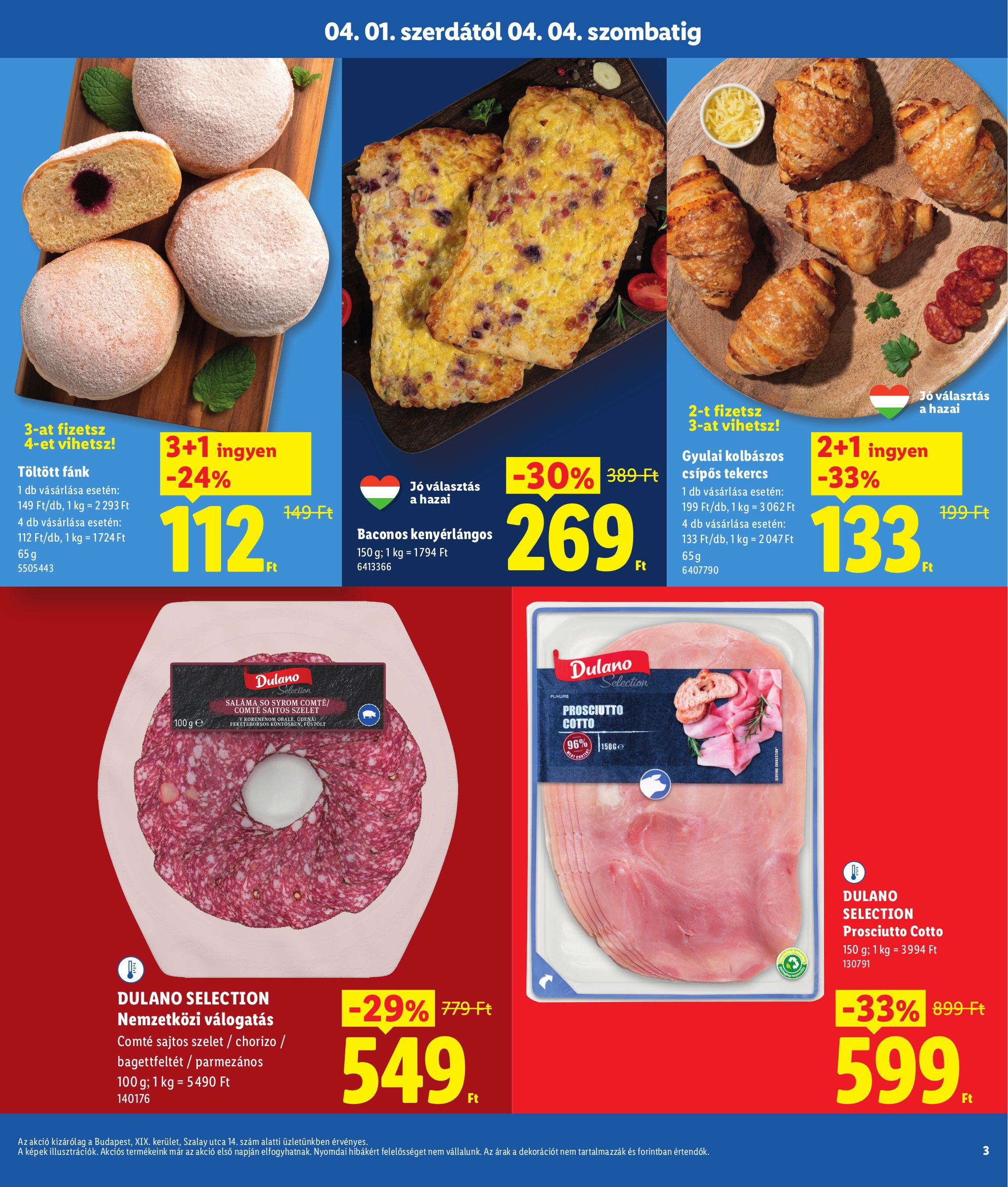 lidl - Lidl - Budapest akciós újság, érvényes 2026.04.01. - 2026.04.04. - page: 3