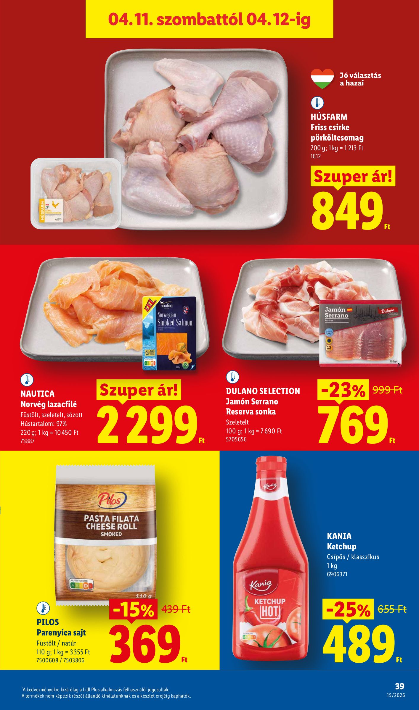 lidl - Lidl akciós újság, érvényes 2026.04.09. - 2026.04.15. - page: 39