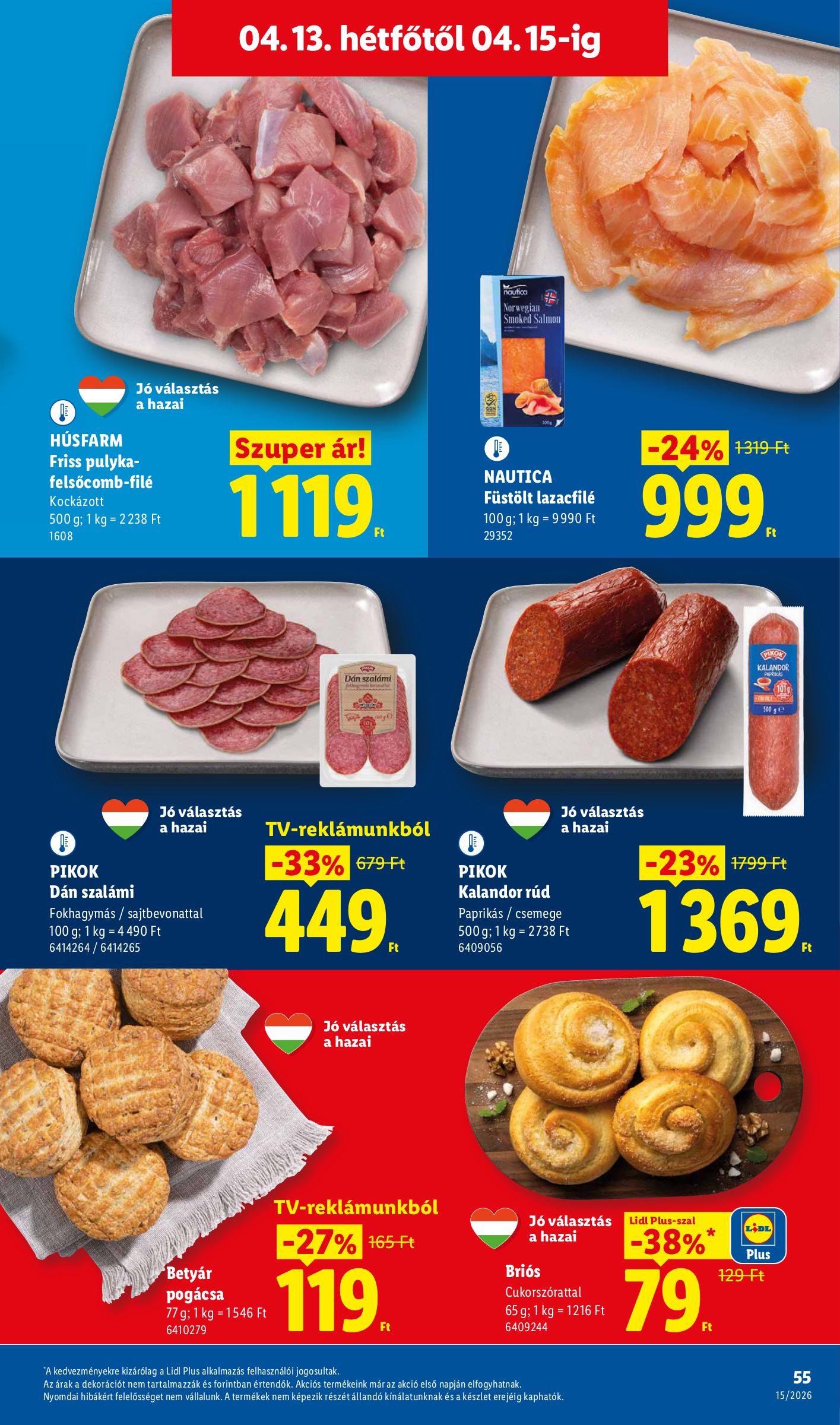 lidl - Lidl akciós újság, érvényes 2026.04.09. - 2026.04.15. - page: 55