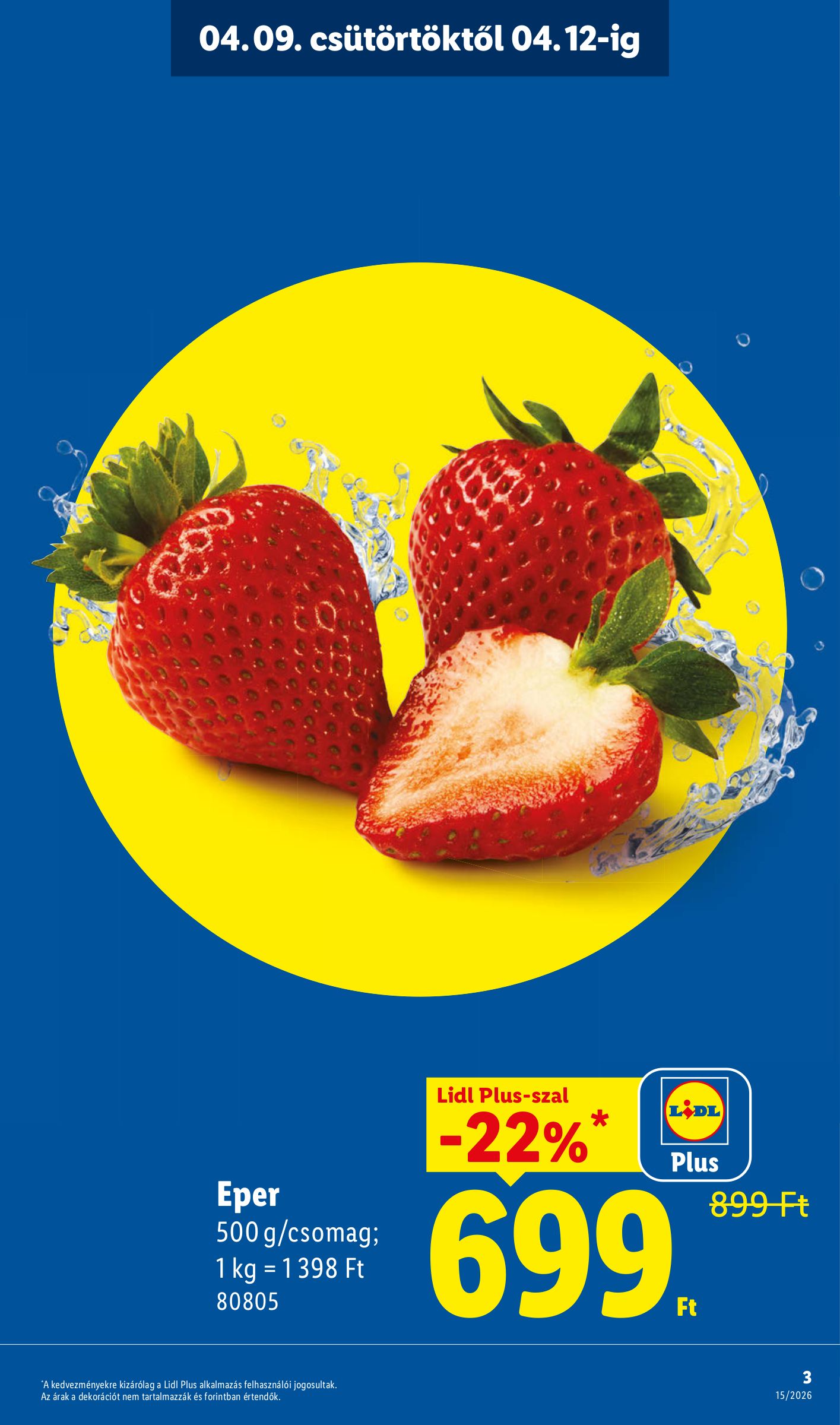 lidl - Lidl akciós újság, érvényes 2026.04.09. - 2026.04.15. - page: 3
