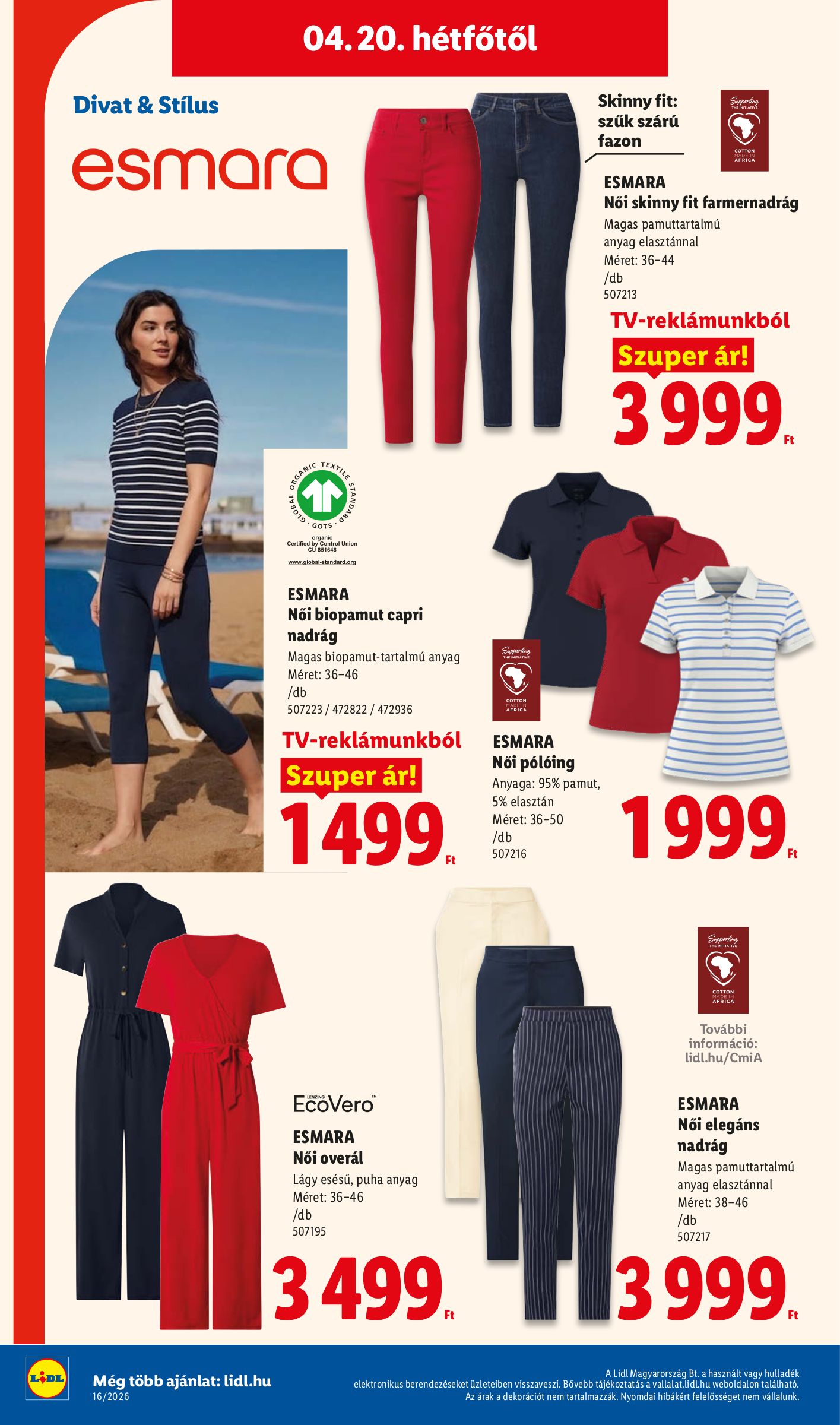 lidl - Lidl - Nonfood hirdetmény a következő hétre csütörtöktől 2026.04.16.-tól szerdától 2026.04.22.-ig - page: 16