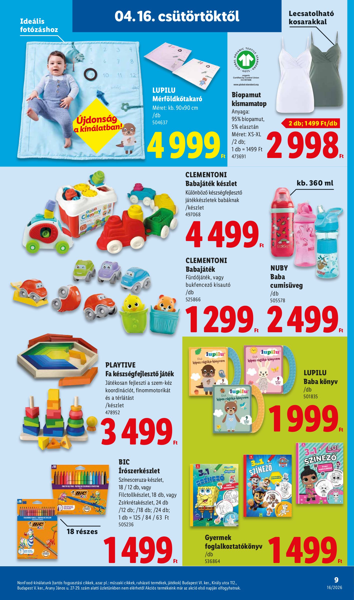 lidl - Lidl - Nonfood hirdetmény a következő hétre csütörtöktől 2026.04.16.-tól szerdától 2026.04.22.-ig - page: 9