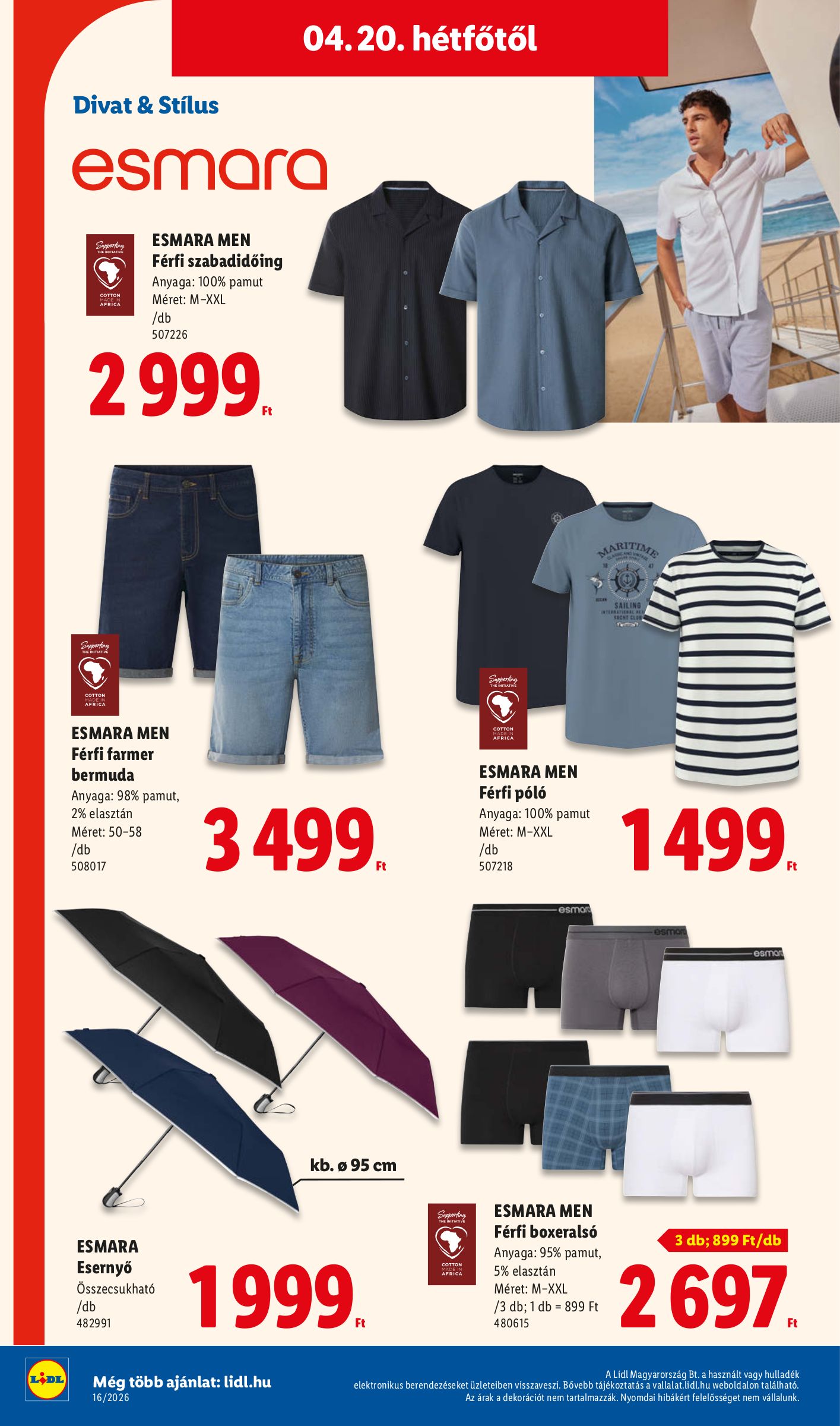 lidl - Aktuális Lidl szórólap érvényes csütörtöktől 2026.04.16.-től szerdától 2026.04.22.-ig - page: 40