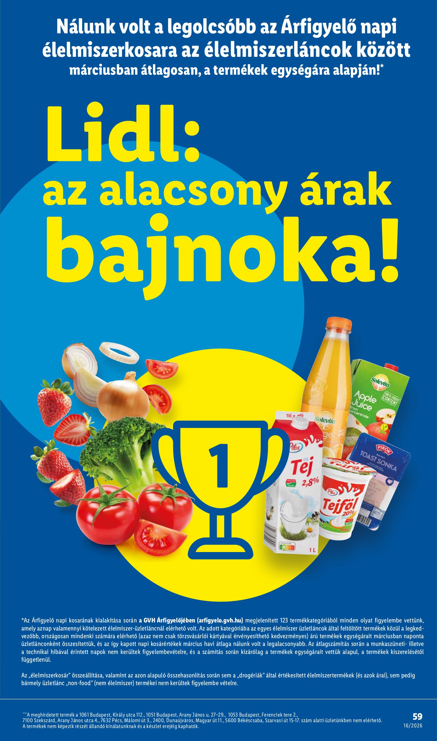 lidl - Aktuális Lidl szórólap érvényes csütörtöktől 2026.04.16.-től szerdától 2026.04.22.-ig - page: 59