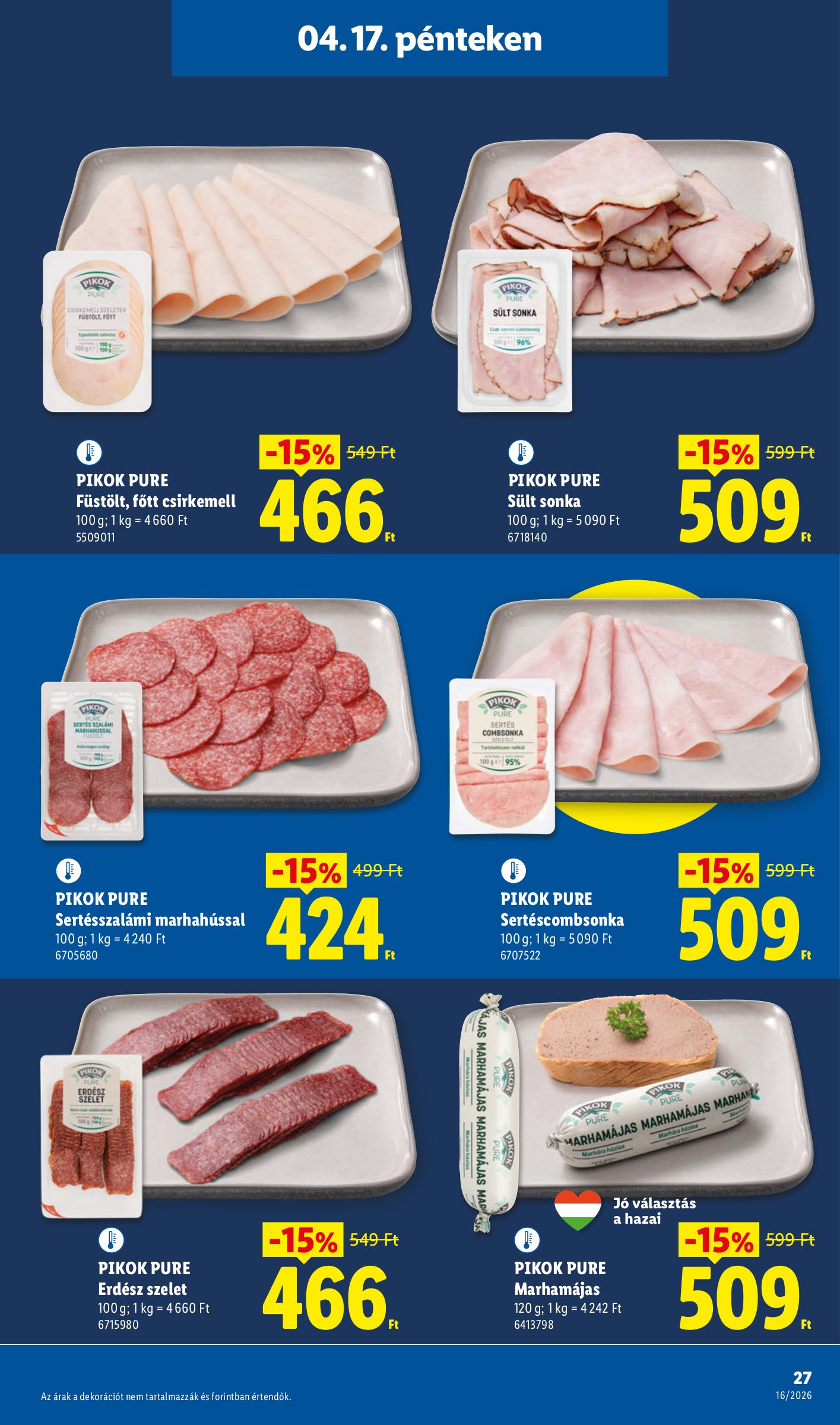 lidl - Aktuális Lidl szórólap érvényes csütörtöktől 2026.04.16.-től szerdától 2026.04.22.-ig - page: 27