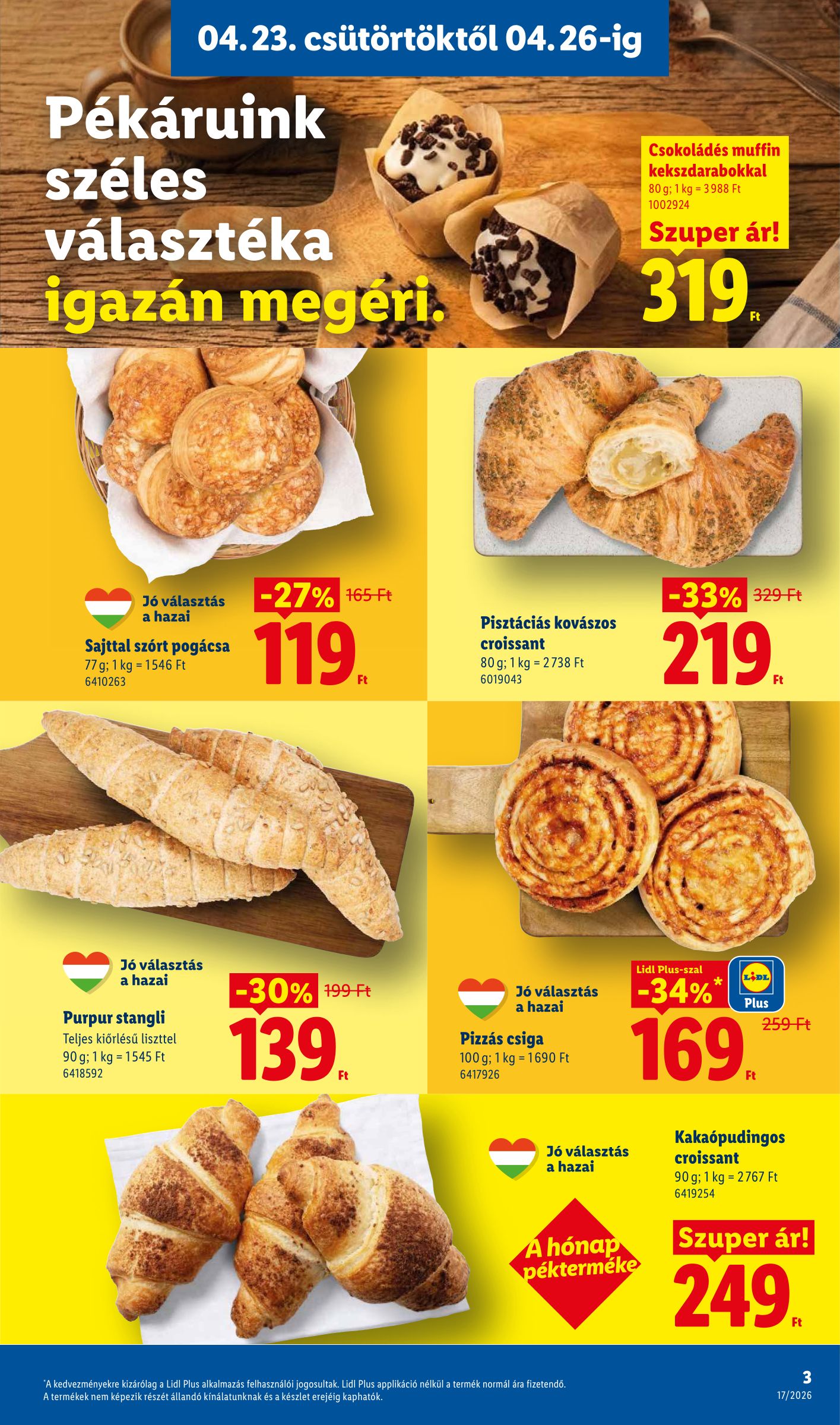 lidl - Lidl hirdetmény a következő hétre csütörtöktől 2026.04.23.-tól szerdától 2026.04.29.-ig - page: 3