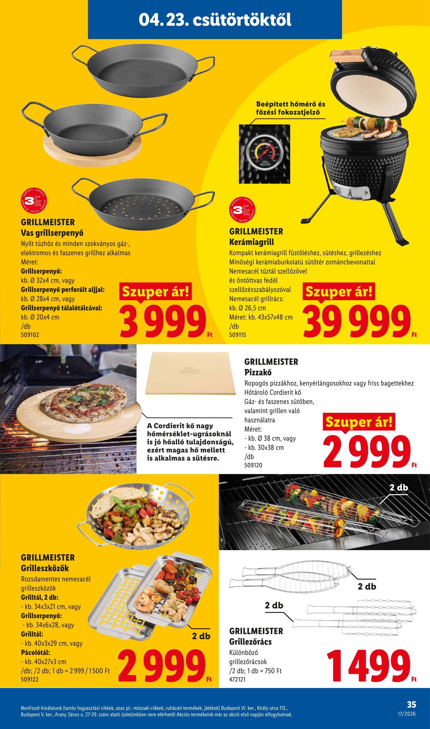 lidl - Lidl hirdetmény a következő hétre csütörtöktől 2026.04.23.-tól szerdától 2026.04.29.-ig - page: 35