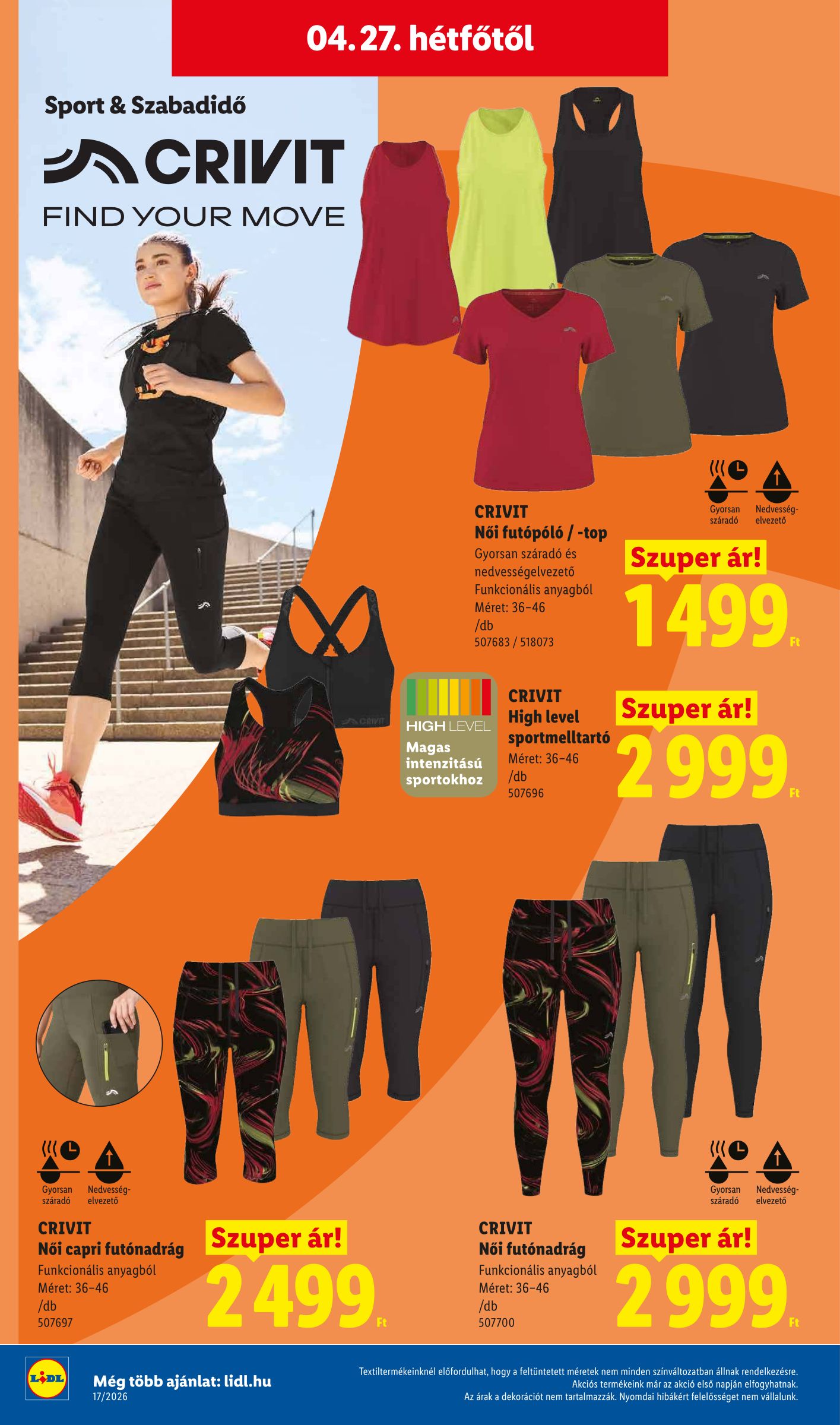 lidl - Lidl hirdetmény a következő hétre csütörtöktől 2026.04.23.-tól szerdától 2026.04.29.-ig - page: 50