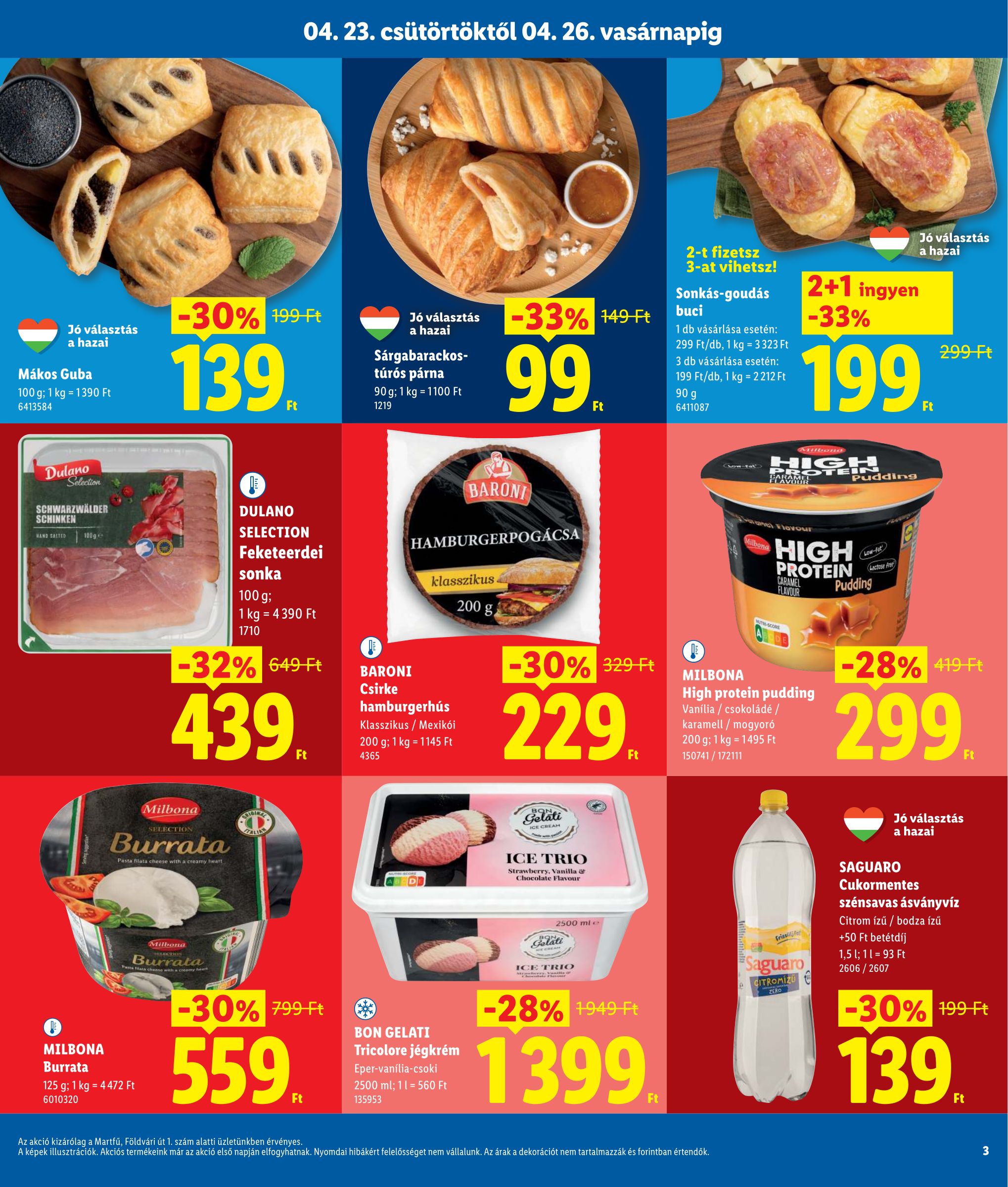lidl - Lidl - Martfű hirdetmény a következő hétre csütörtöktől 2026.04.23.-tól vasárnaptól 2026.04.26.-ig - page: 3