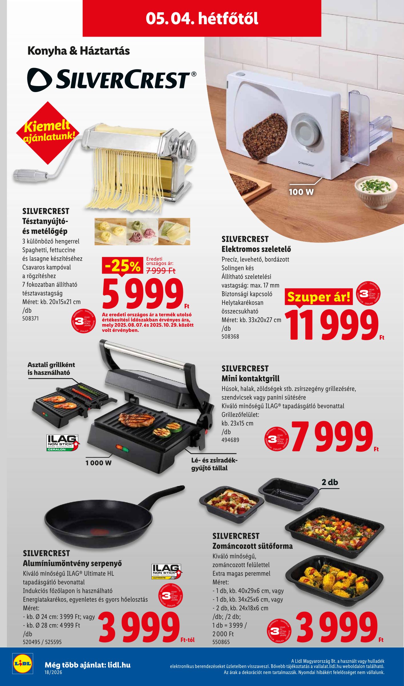 lidl - Lidl - Nonfood hirdetmény a következő hétre csütörtöktől 2026.04.30.-tól szerdától 2026.05.06.-ig - page: 24