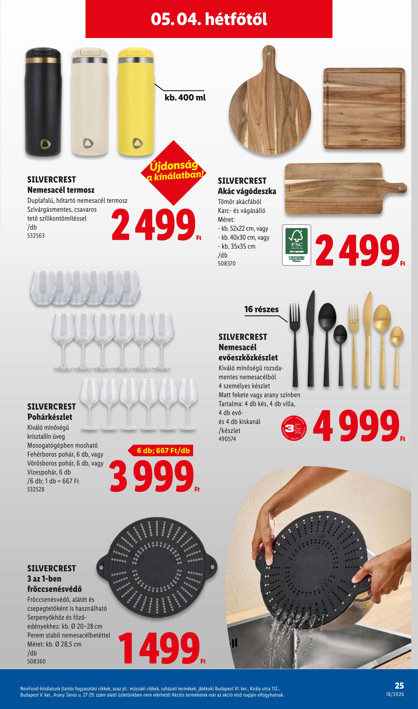 lidl - Lidl - Nonfood hirdetmény a következő hétre csütörtöktől 2026.04.30.-tól szerdától 2026.05.06.-ig - page: 25