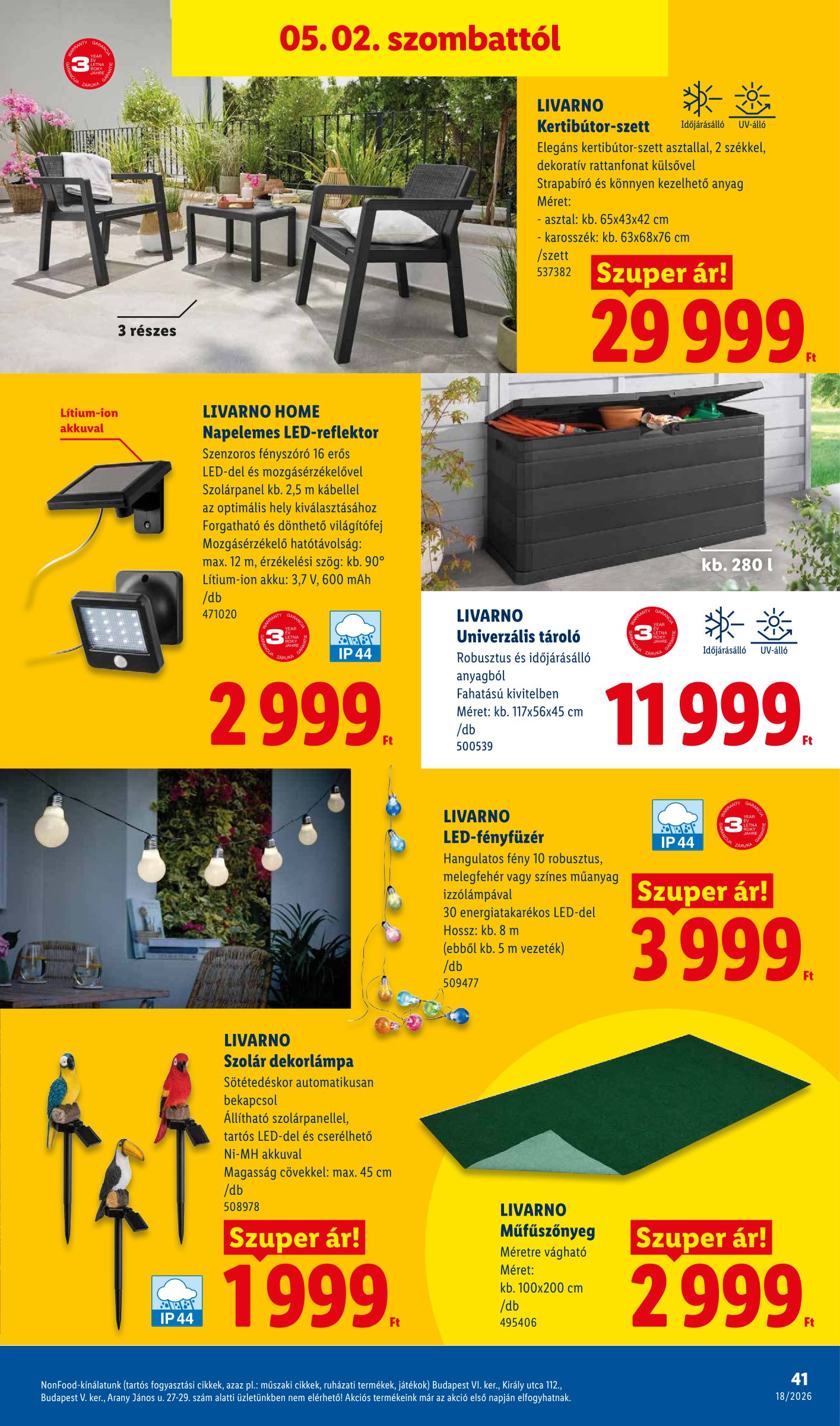 lidl - Lidl hirdetmény a következő hétre csütörtöktől 2026.04.30.-tól szerdától 2026.05.06.-ig - page: 41