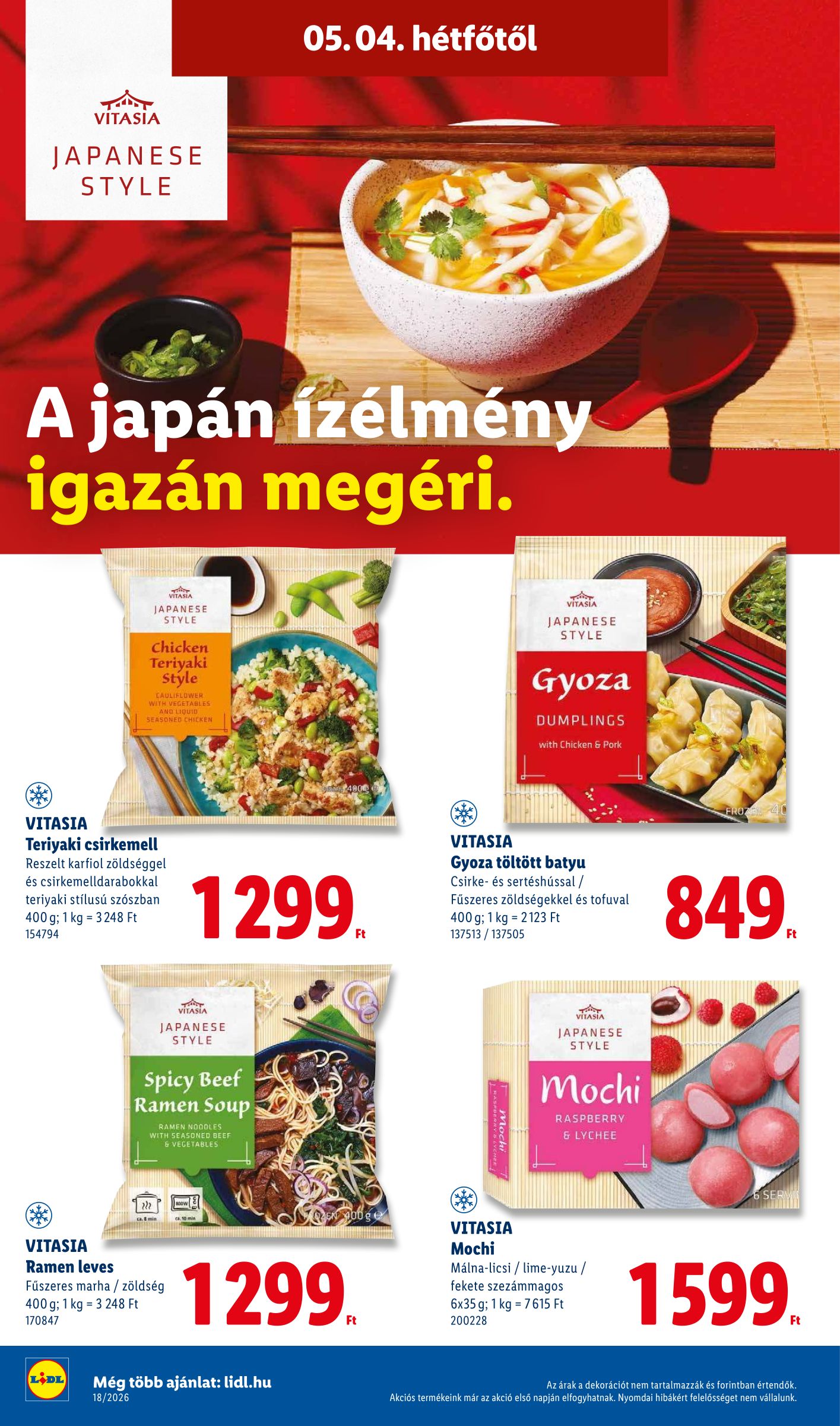 lidl - Lidl hirdetmény a következő hétre csütörtöktől 2026.04.30.-tól szerdától 2026.05.06.-ig - page: 58