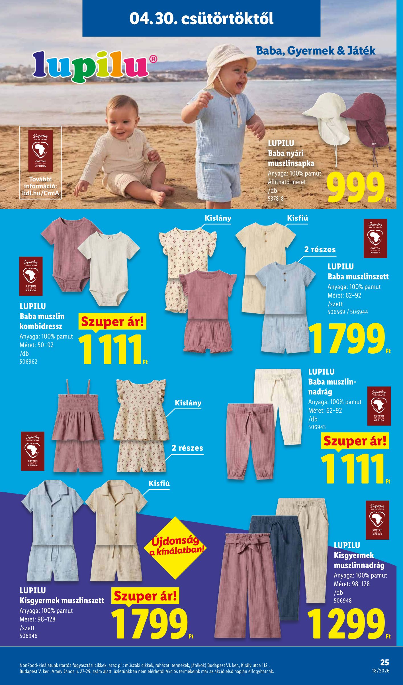 lidl - Lidl hirdetmény a következő hétre csütörtöktől 2026.04.30.-tól szerdától 2026.05.06.-ig - page: 25