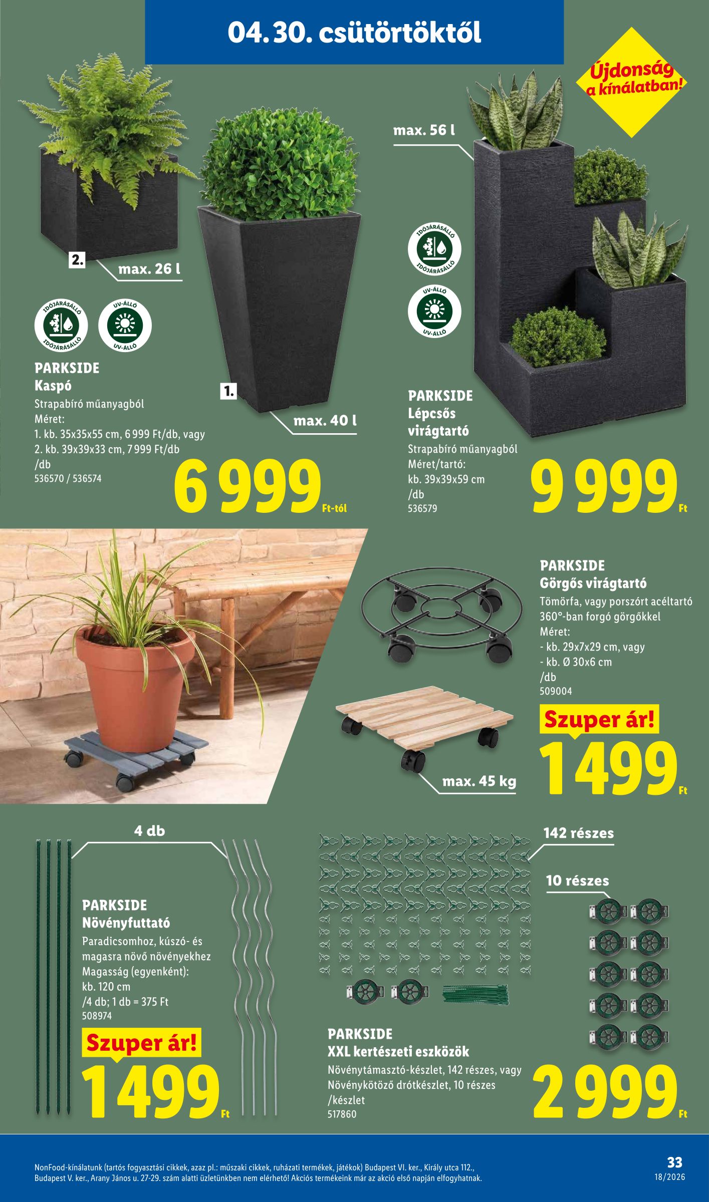 lidl - Lidl hirdetmény a következő hétre csütörtöktől 2026.04.30.-tól szerdától 2026.05.06.-ig - page: 33