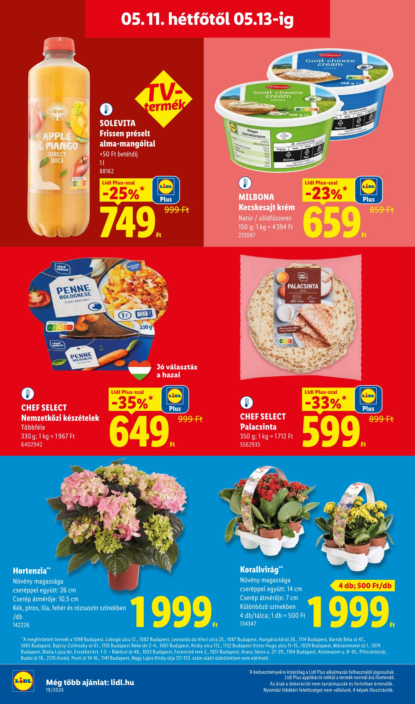 lidl - Lidl hirdetmény a következő hétre csütörtöktől 2026.05.07.-tól szerdától 2026.05.13.-ig - page: 66