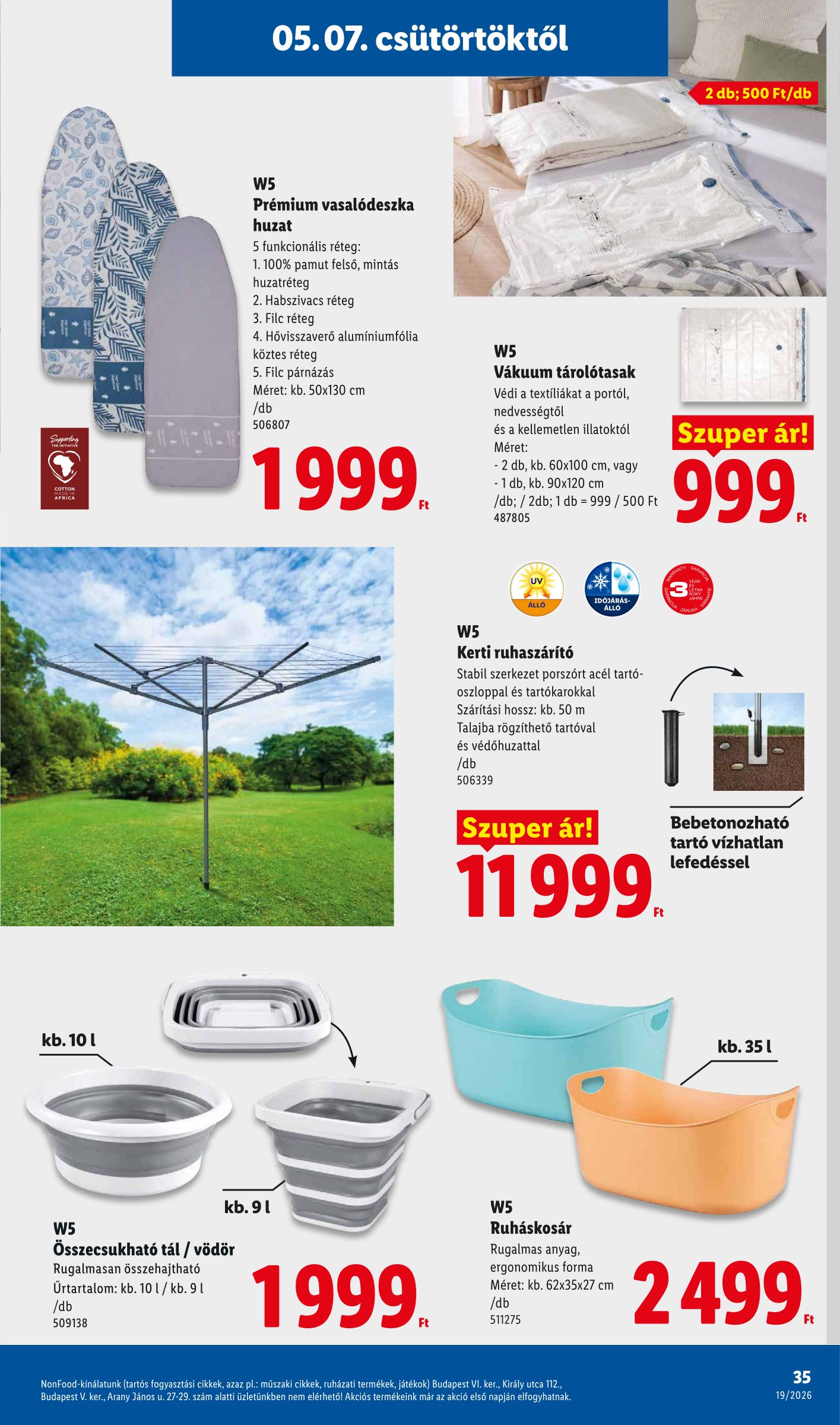 lidl - Lidl hirdetmény a következő hétre csütörtöktől 2026.05.07.-tól szerdától 2026.05.13.-ig - page: 35