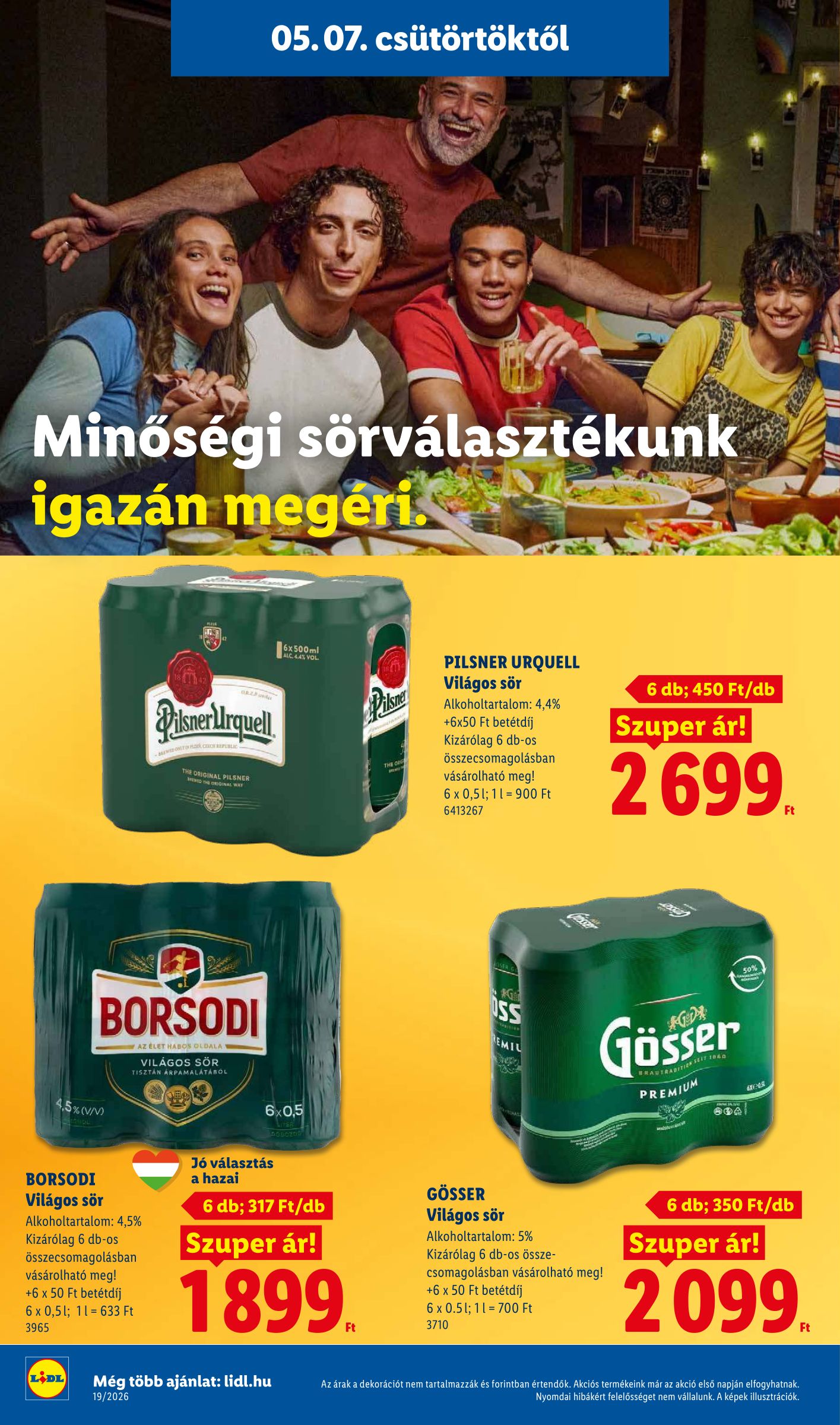 lidl - Lidl hirdetmény a következő hétre csütörtöktől 2026.05.07.-tól szerdától 2026.05.13.-ig - page: 26