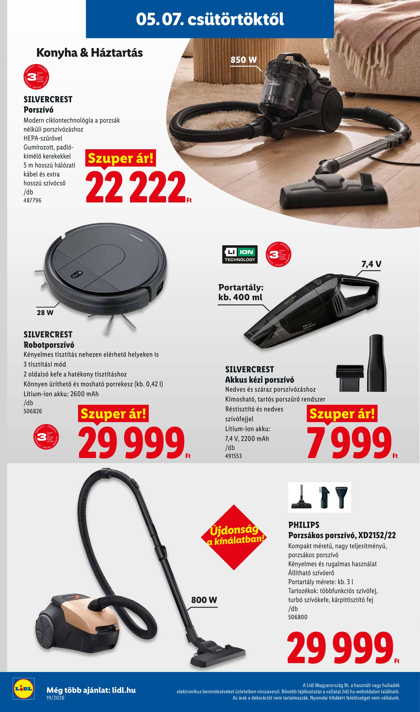 lidl - Lidl hirdetmény a következő hétre csütörtöktől 2026.05.07.-tól szerdától 2026.05.13.-ig - page: 34