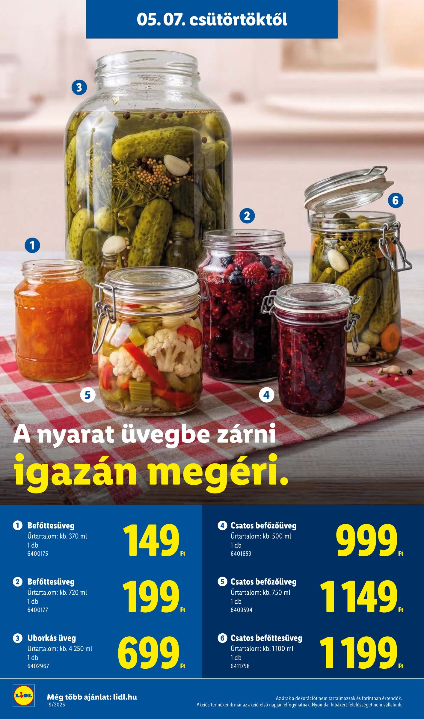 lidl - Lidl hirdetmény a következő hétre csütörtöktől 2026.05.07.-tól szerdától 2026.05.13.-ig - page: 18