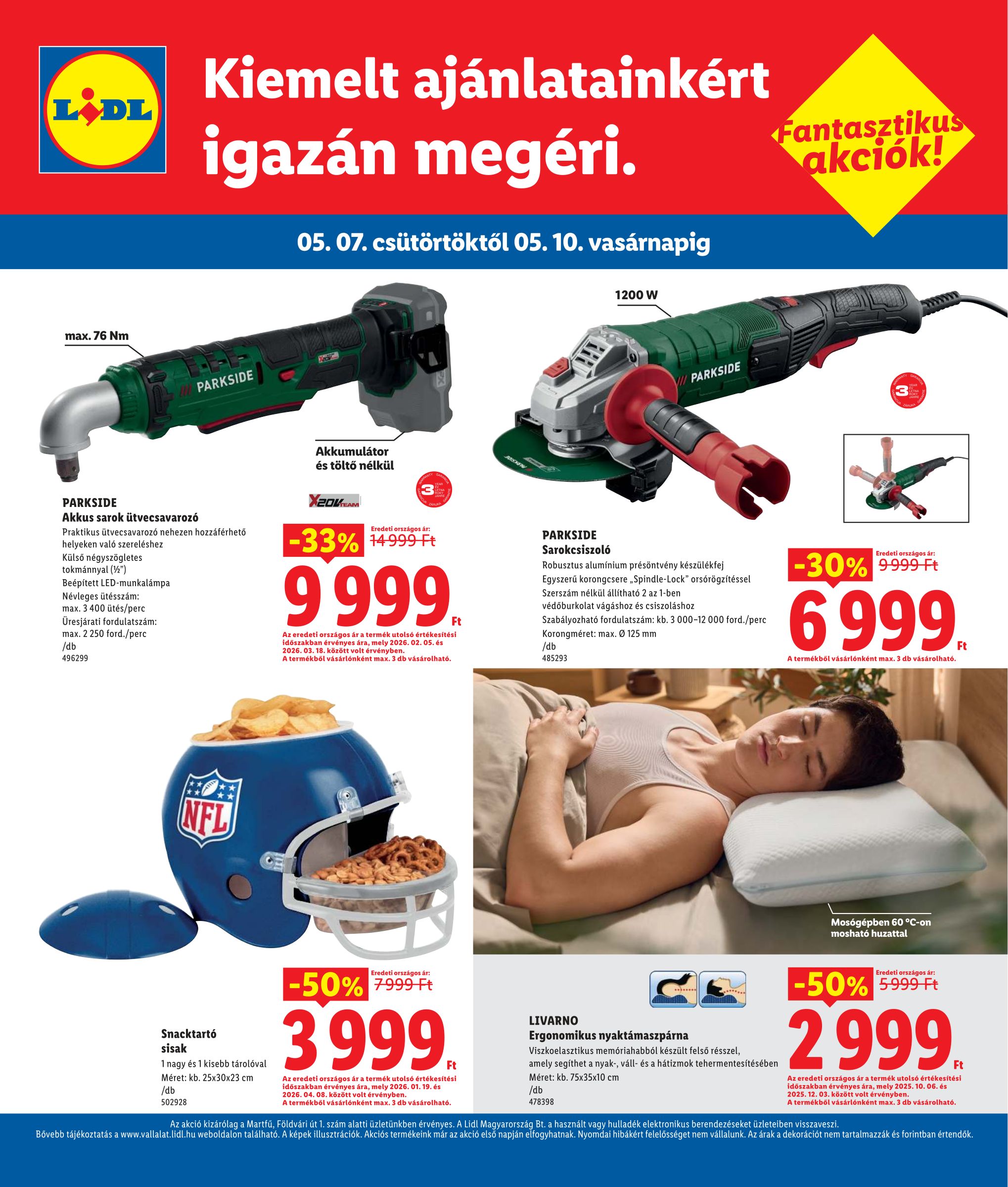 lidl - Lidl - Martfű hirdetmény a következő hétre csütörtöktől 2026.05.07.-tól vasárnaptól 2026.05.10.-ig - page: 4