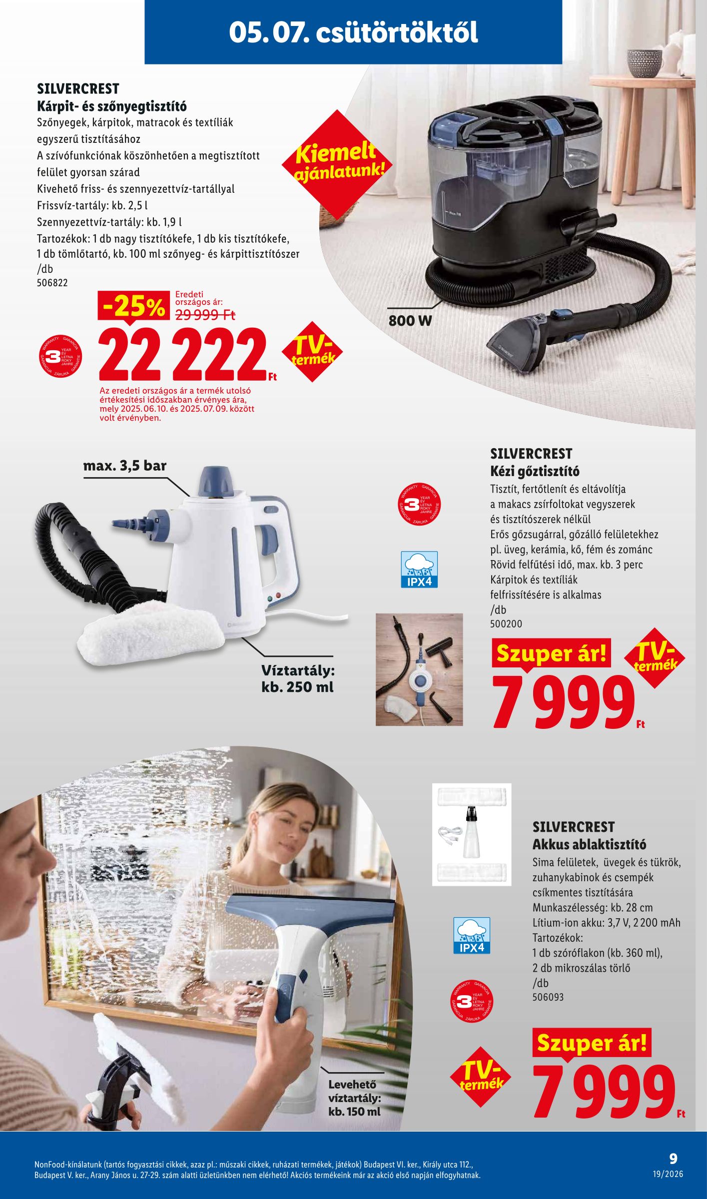 lidl - Lidl - Nonfood hirdetmény a következő hétre csütörtöktől 2026.05.07.-tól szerdától 2026.05.13.-ig - page: 9