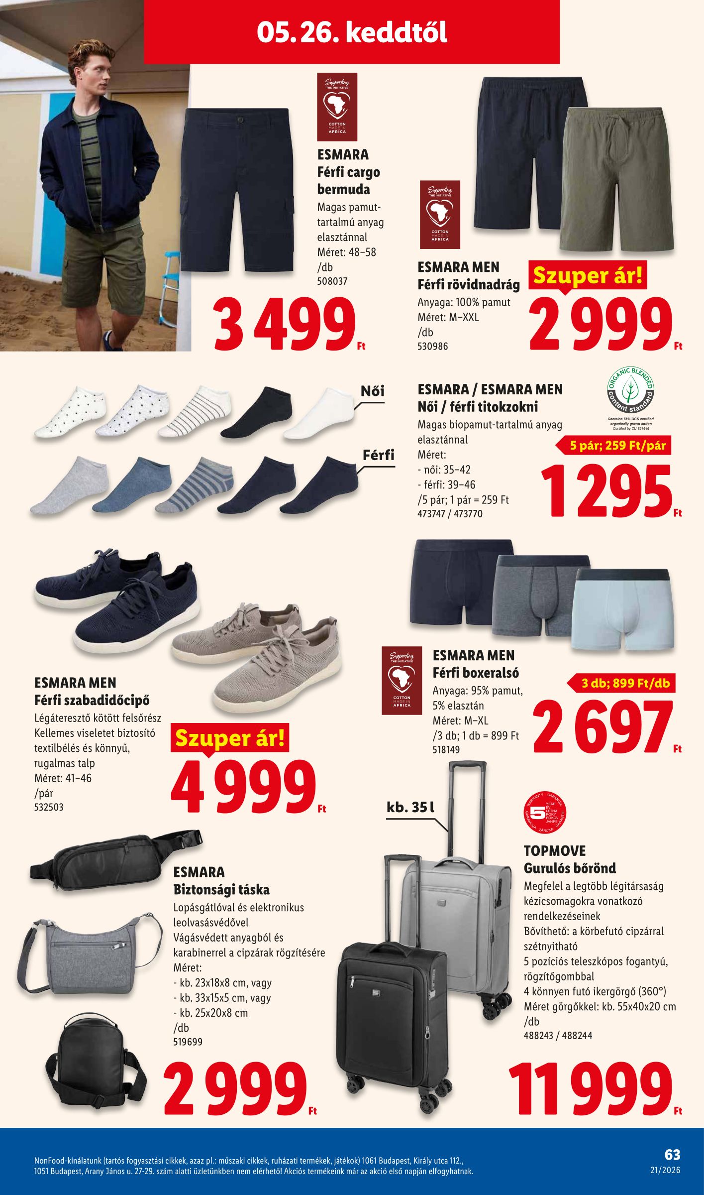 lidl - Lidl hirdetmény a következő hétre csütörtöktől 2026.05.21.-tól szerdától 2026.05.27.-ig - page: 63
