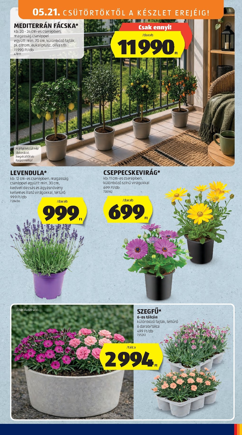 aldi - Aldi - Középső sor termékei hirdetmény a következő hétre csütörtöktől 2026.05.21.-tól szerdától 2026.05.27.-ig - page: 7