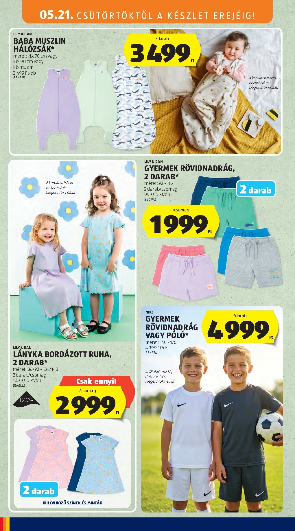 aldi - Aldi - Középső sor termékei hirdetmény a következő hétre csütörtöktől 2026.05.21.-tól szerdától 2026.05.27.-ig - page: 4
