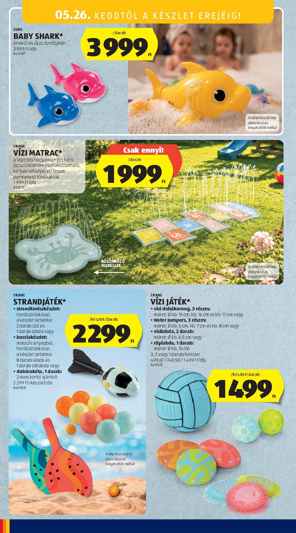 aldi - Aldi - Középső sor termékei hirdetmény a következő hétre csütörtöktől 2026.05.21.-tól szerdától 2026.05.27.-ig - page: 24