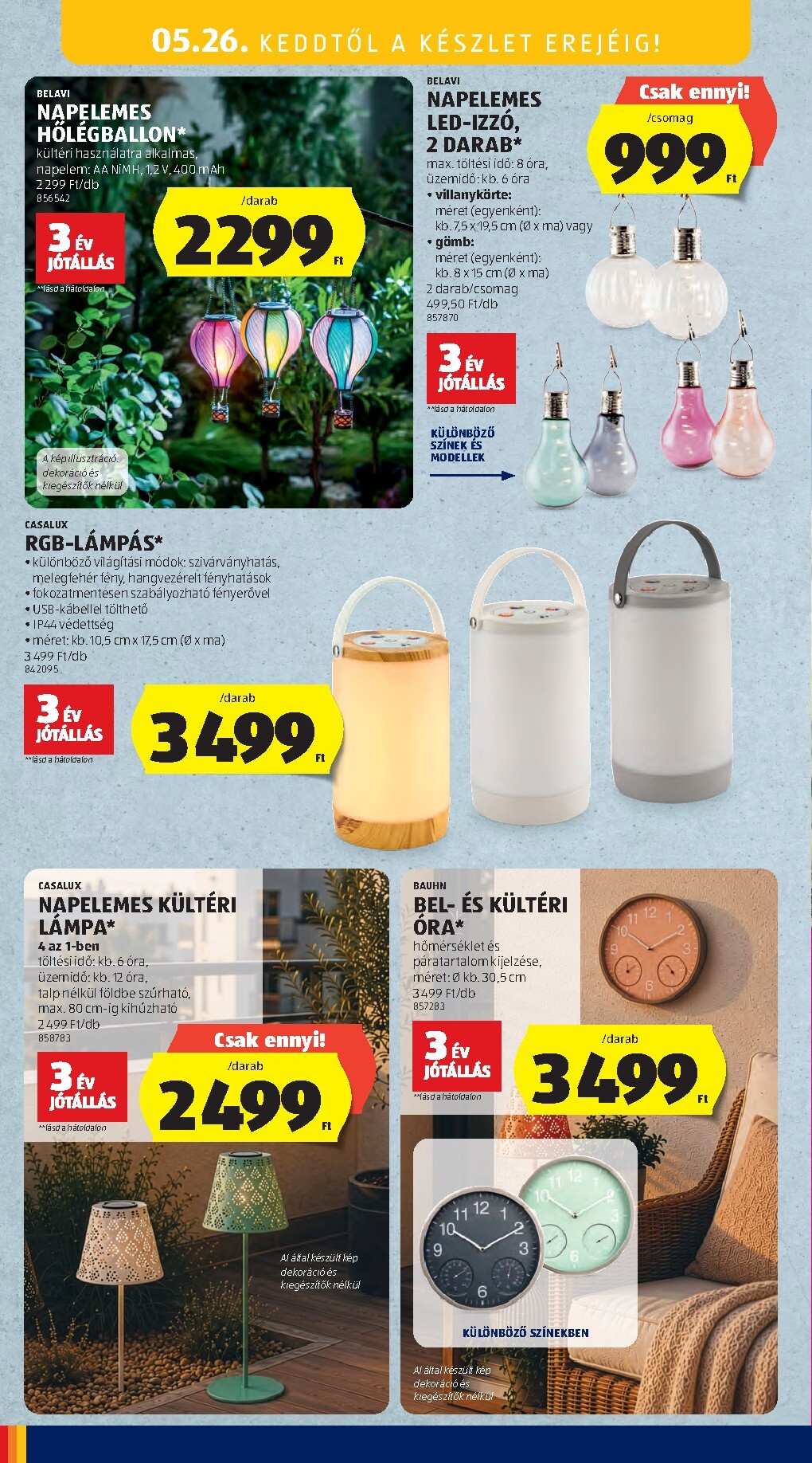 aldi - Aldi - Középső sor termékei hirdetmény a következő hétre csütörtöktől 2026.05.21.-tól szerdától 2026.05.27.-ig - page: 18