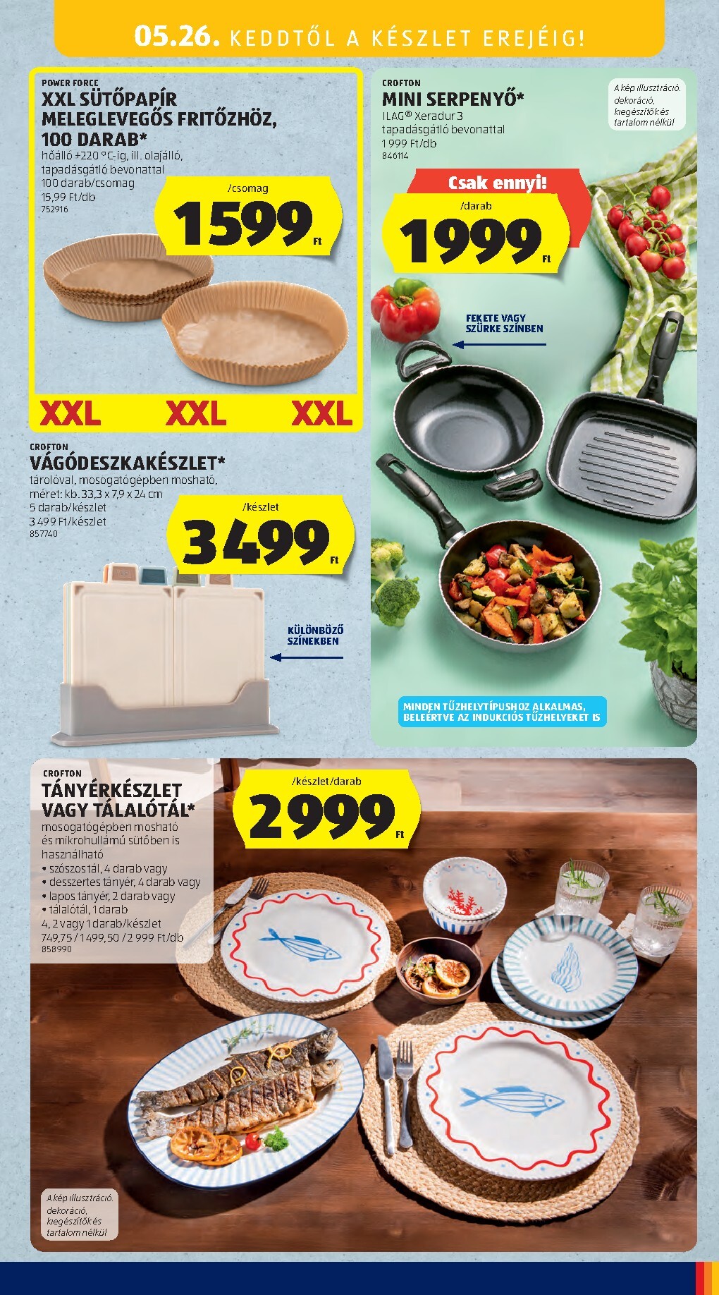 aldi - Aldi - Középső sor termékei hirdetmény a következő hétre csütörtöktől 2026.05.21.-tól szerdától 2026.05.27.-ig - page: 11