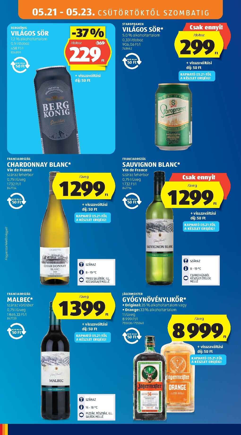 aldi - A jövőbeli Aldi akciós újság csütörtöktől 2026.05.21.-tól szerdától 2026.05.27.-ig érvényes. - page: 18