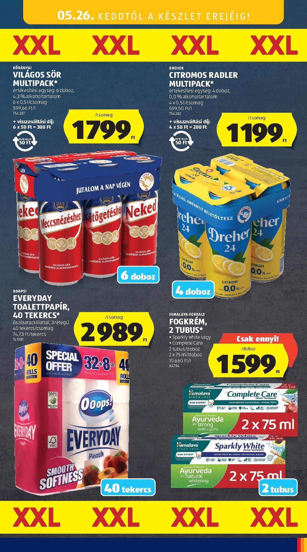 aldi - A jövőbeli Aldi akciós újság csütörtöktől 2026.05.21.-tól szerdától 2026.05.27.-ig érvényes. - page: 43