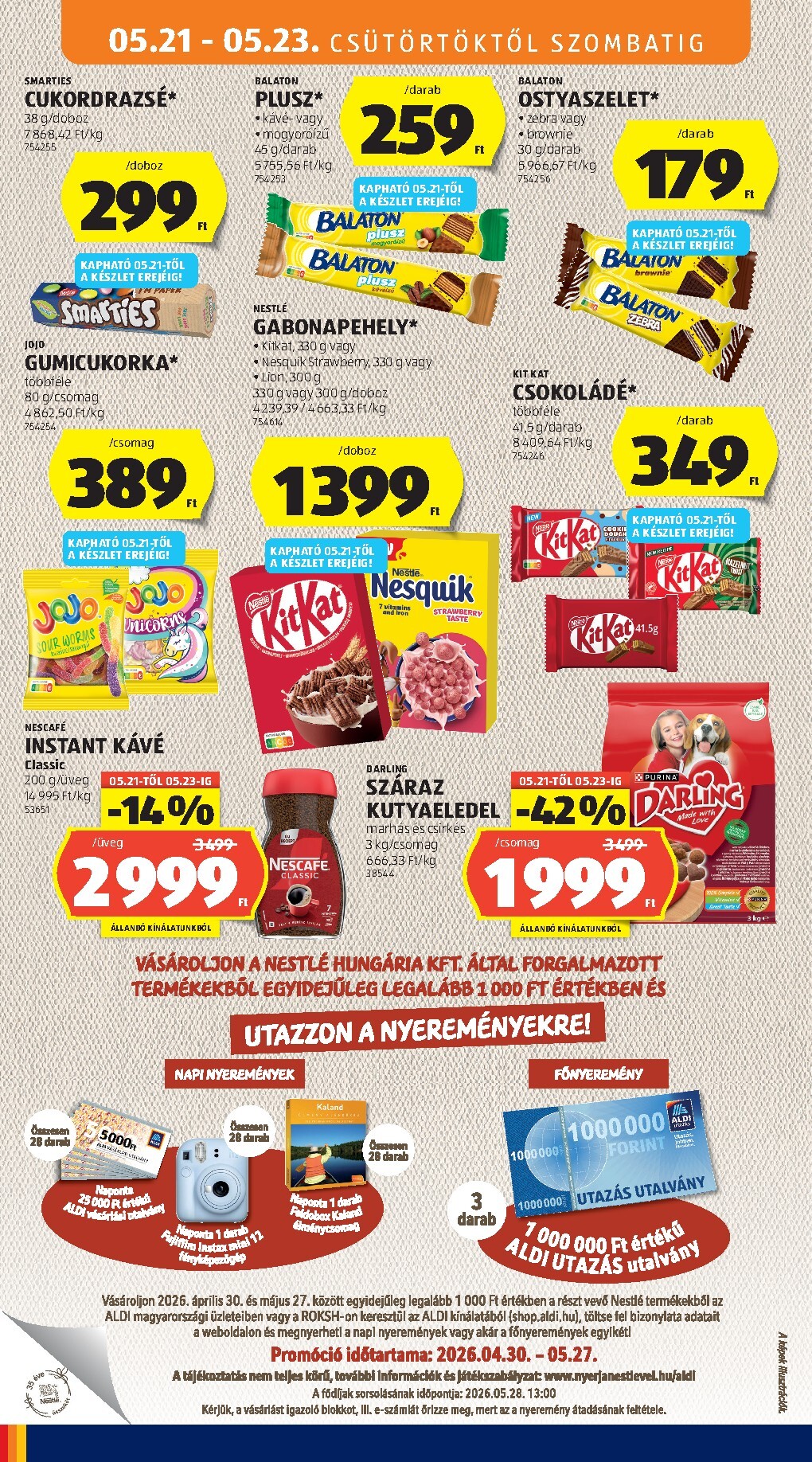 aldi - A jövőbeli Aldi akciós újság csütörtöktől 2026.05.21.-tól szerdától 2026.05.27.-ig érvényes. - page: 20