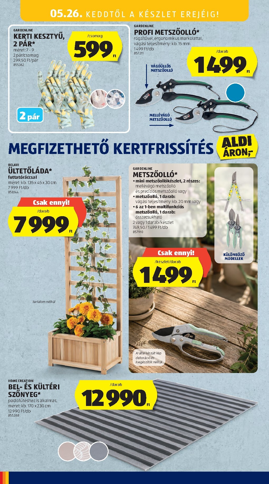 aldi - A jövőbeli Aldi akciós újság csütörtöktől 2026.05.21.-tól szerdától 2026.05.27.-ig érvényes. - page: 50