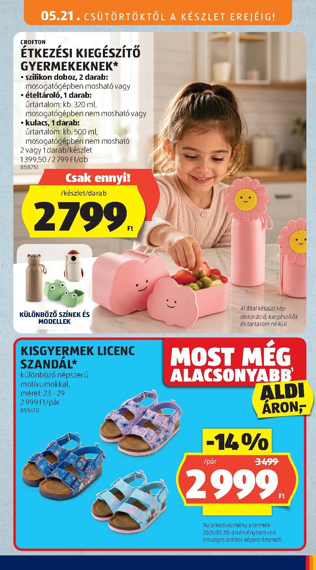 aldi - A jövőbeli Aldi akciós újság csütörtöktől 2026.05.21.-tól szerdától 2026.05.27.-ig érvényes. - page: 29