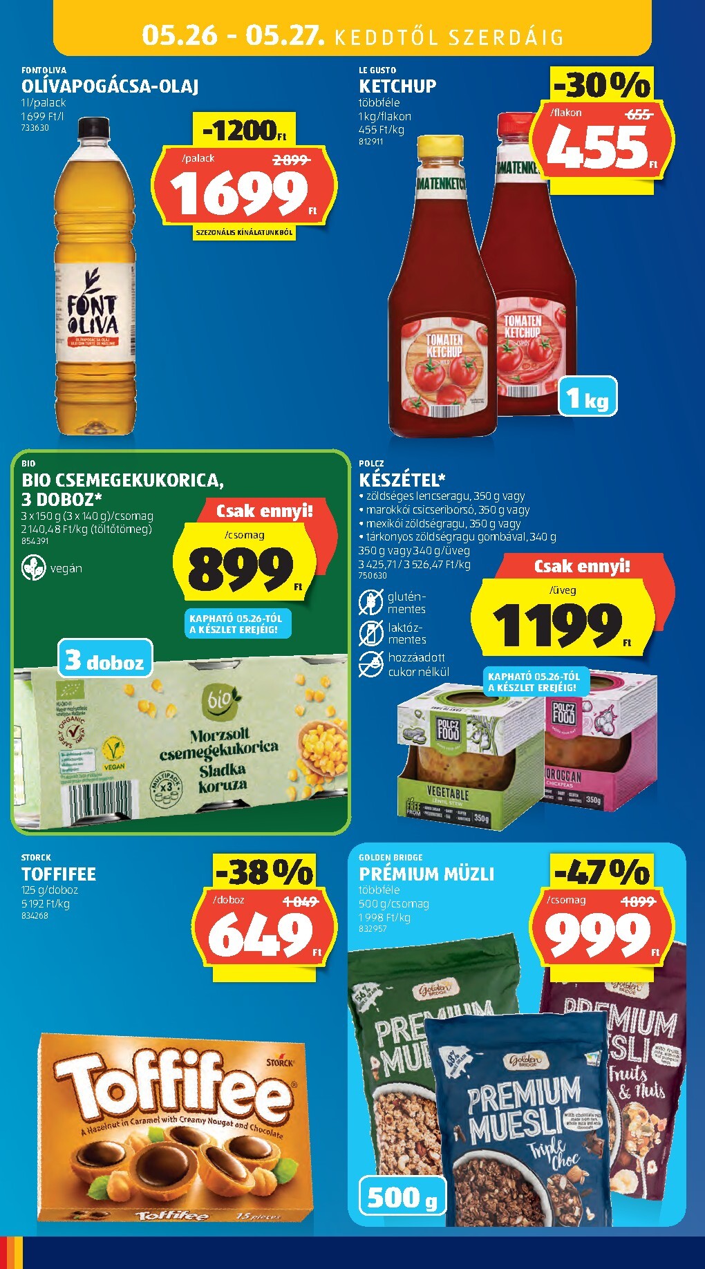 aldi - A jövőbeli Aldi akciós újság csütörtöktől 2026.05.21.-tól szerdától 2026.05.27.-ig érvényes. - page: 38