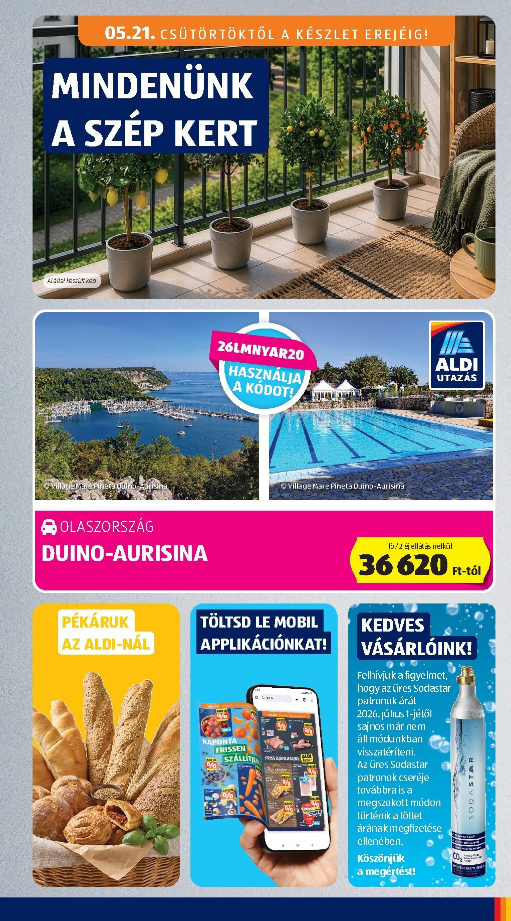 aldi - A jövőbeli Aldi akciós újság csütörtöktől 2026.05.21.-tól szerdától 2026.05.27.-ig érvényes. - page: 7