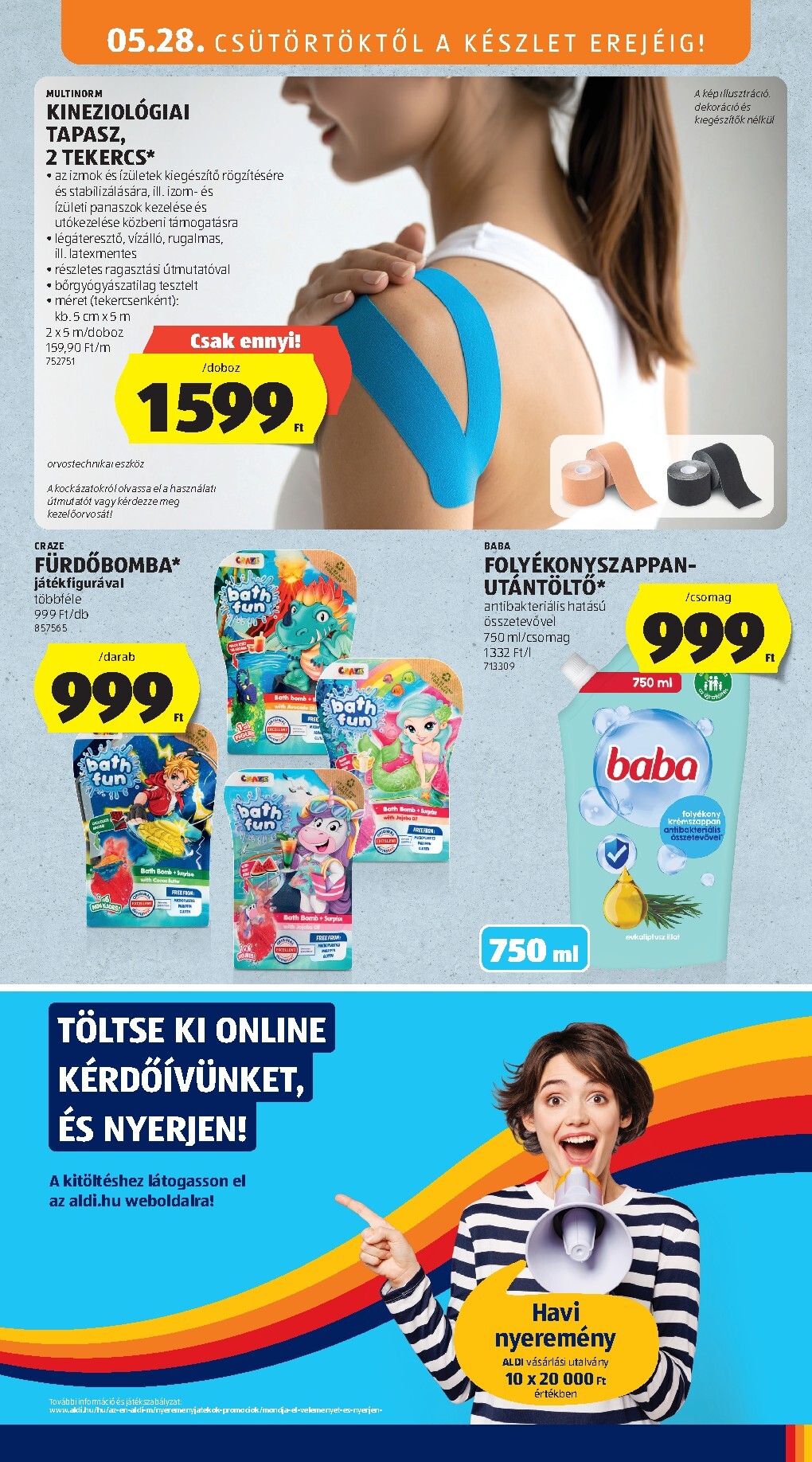 aldi - Aldi hirdetmény a következő hétre csütörtöktől 2026.05.28.-tól szerdától 2026.06.03.-ig - page: 25