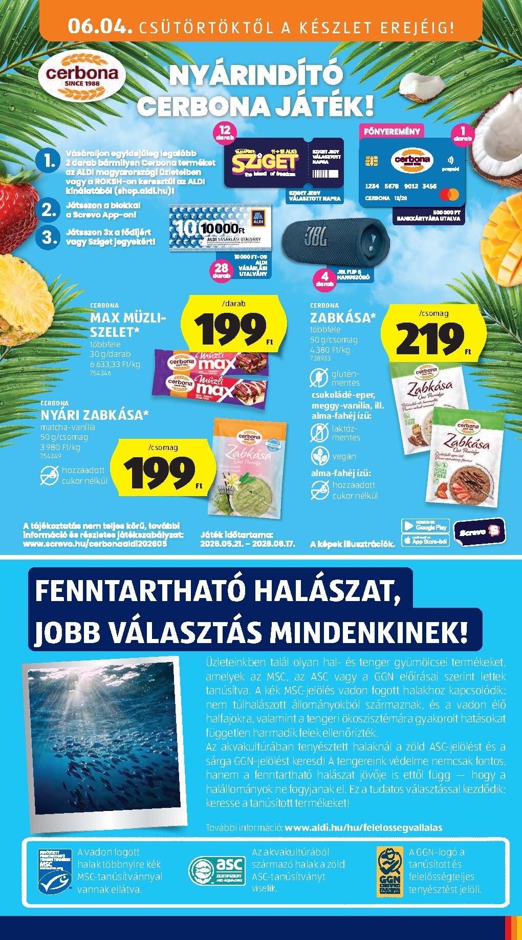 aldi - A jövőbeli Aldi - Következő heti ALDI akciós újság akciós újság csütörtöktől 2026.06.04.-tól szerdától 2026.06.10.-ig érvényes. - page: 17