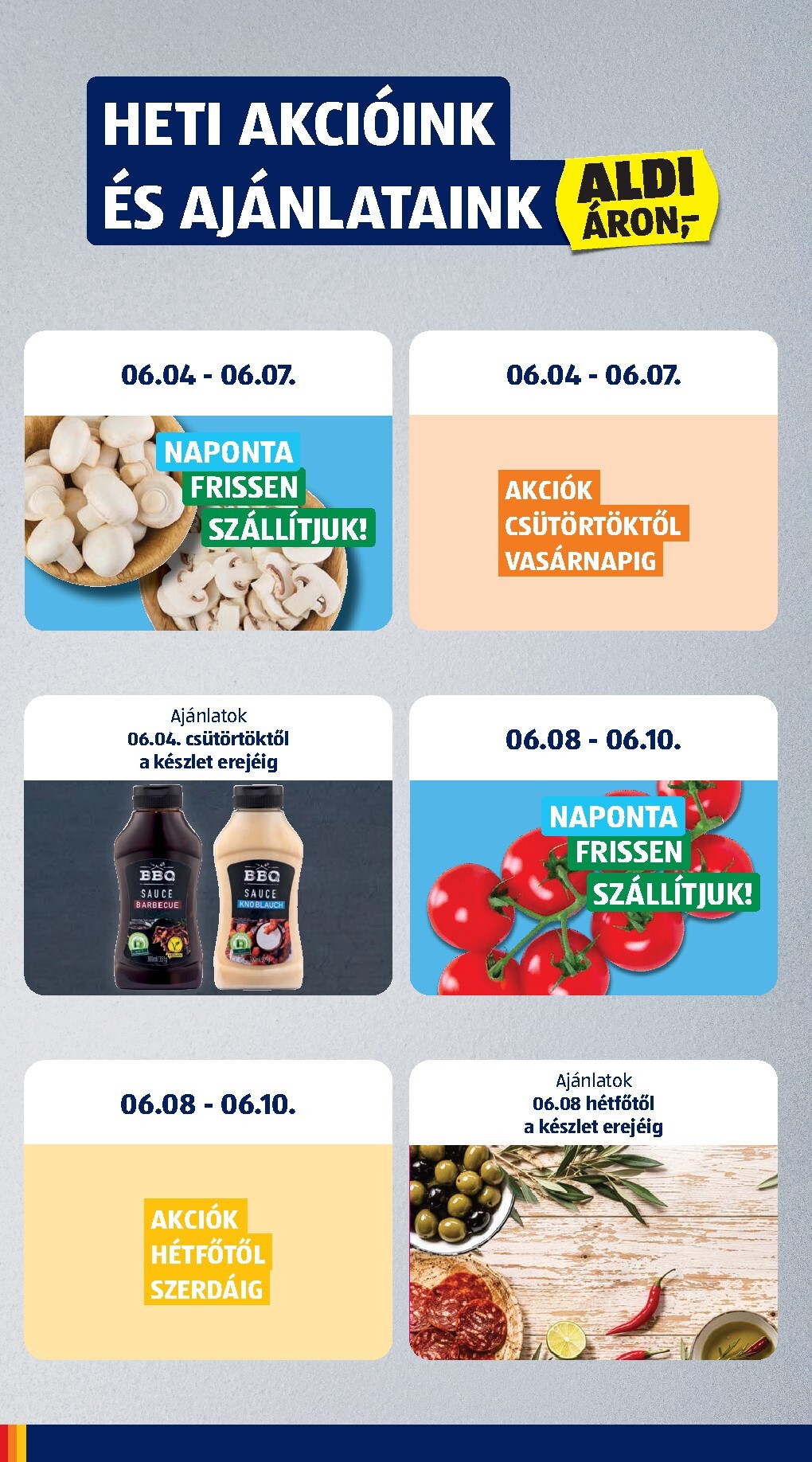 aldi - A jövőbeli Aldi - Következő heti ALDI akciós újság akciós újság csütörtöktől 2026.06.04.-tól szerdától 2026.06.10.-ig érvényes. - page: 6