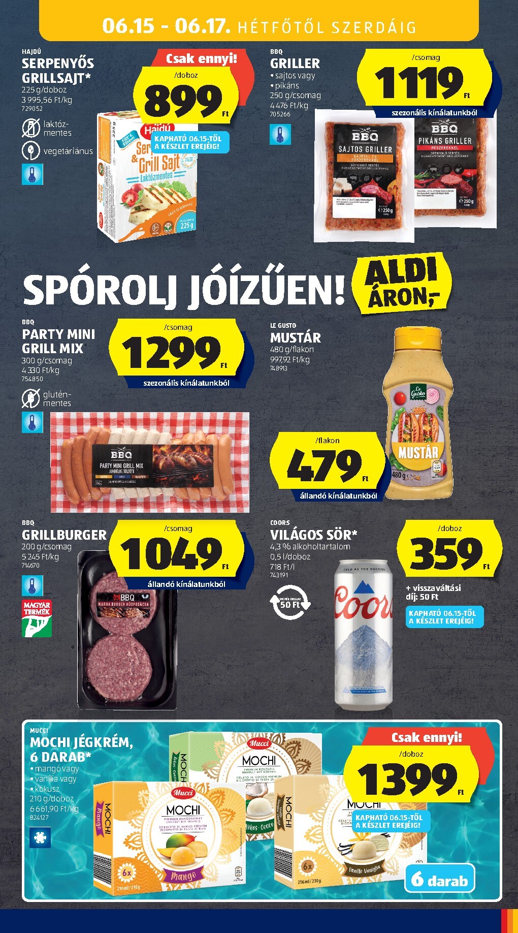 aldi - A jövőbeli Aldi akciós újság csütörtöktől 2026.06.11.-tól szerdától 2026.06.17.-ig érvényes. - page: 43